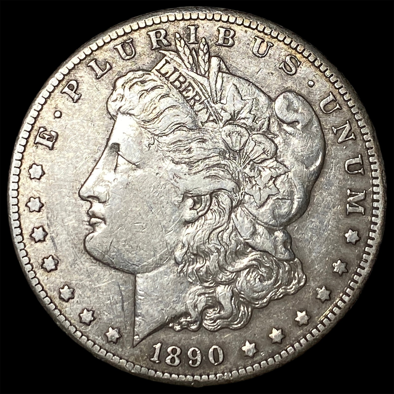 1890-CC Silver Morgan Dollar CLOSELY UNCIRCULATED (1 of 2)