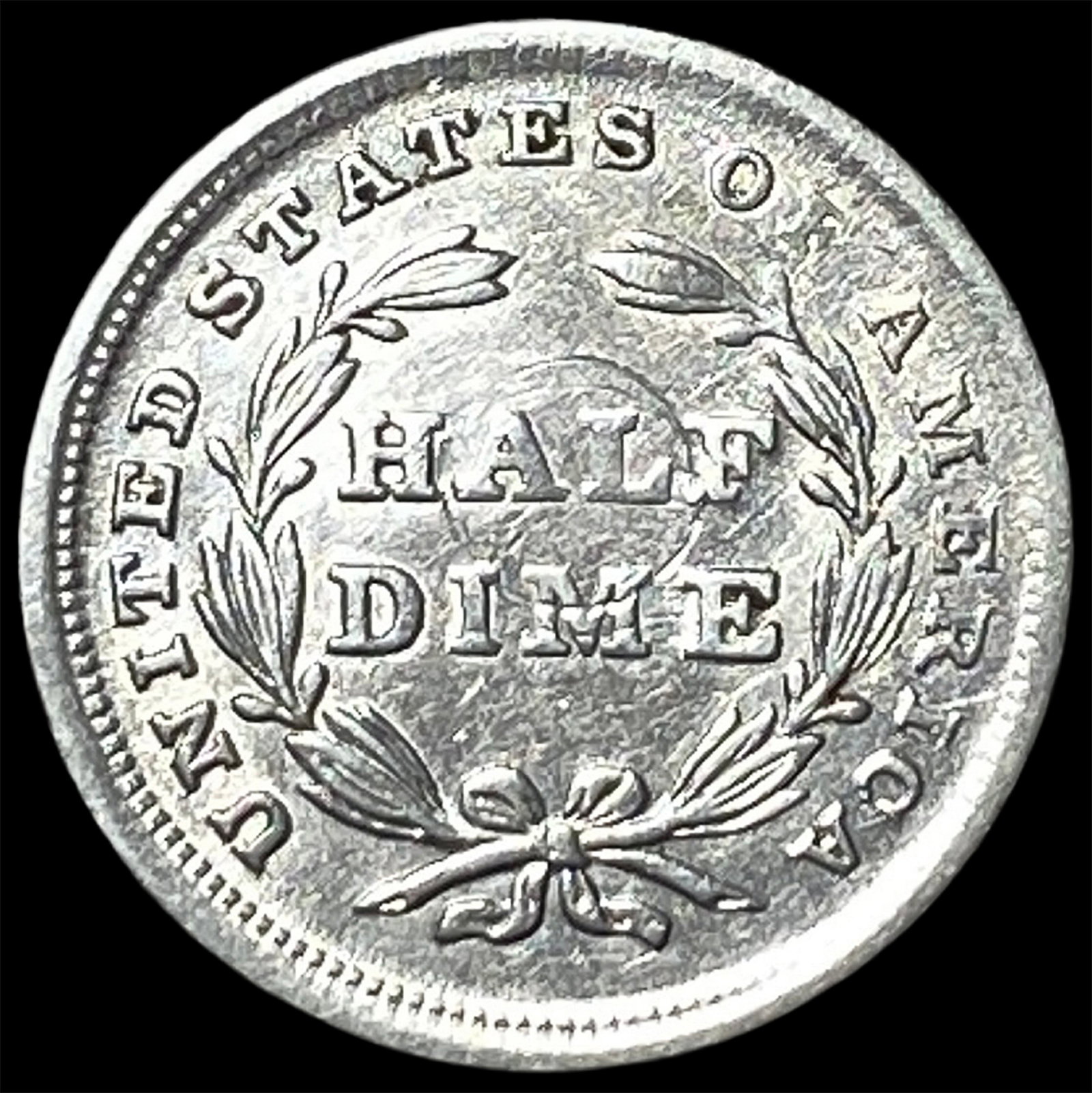 1838 Silver Half Dime UNCIRCULATED - 2