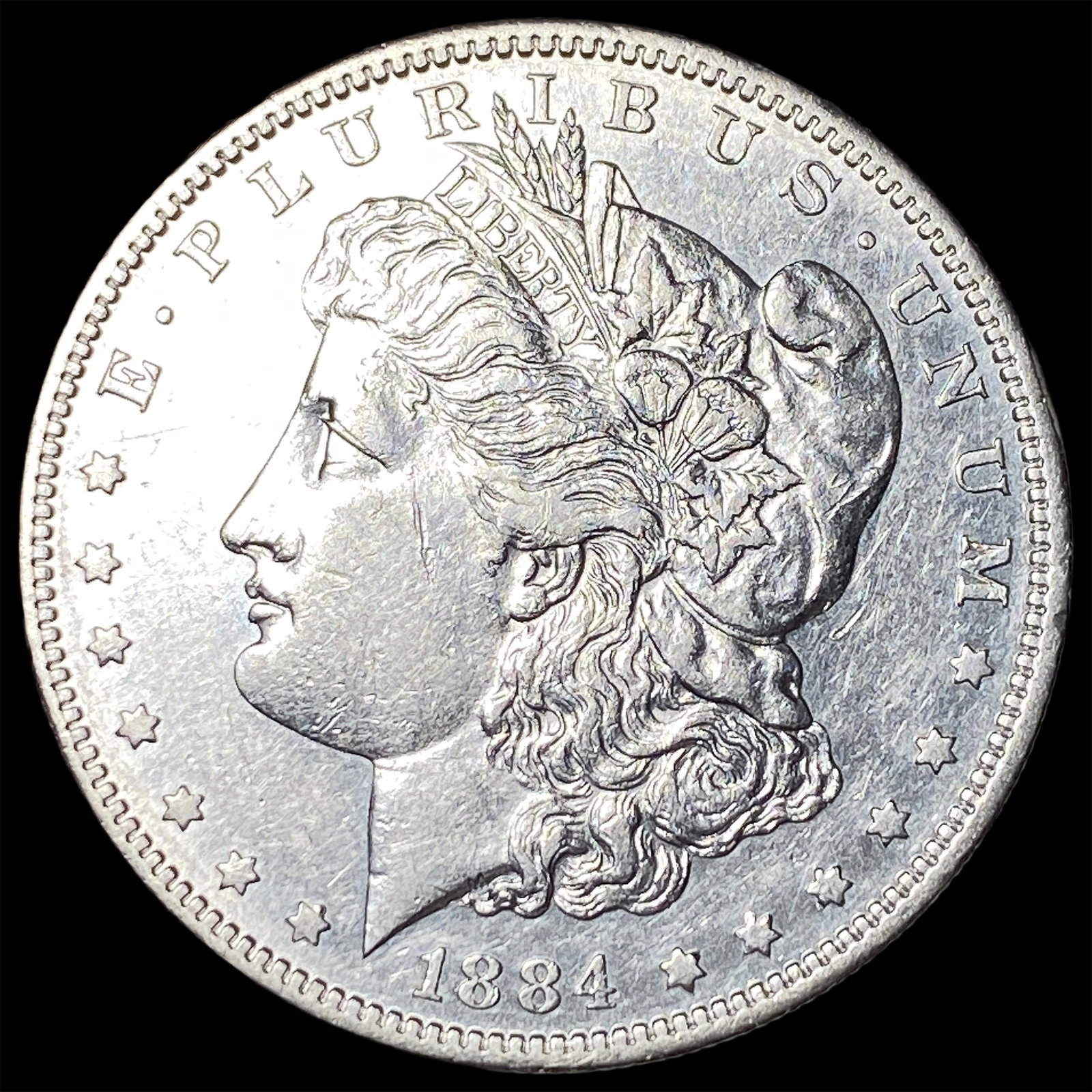 1884-S Silver Morgan Dollar CLOSELY UNCIRCULATED: 1884-S Silver Morgan Dollar CLOSELY UNCIRCULATED