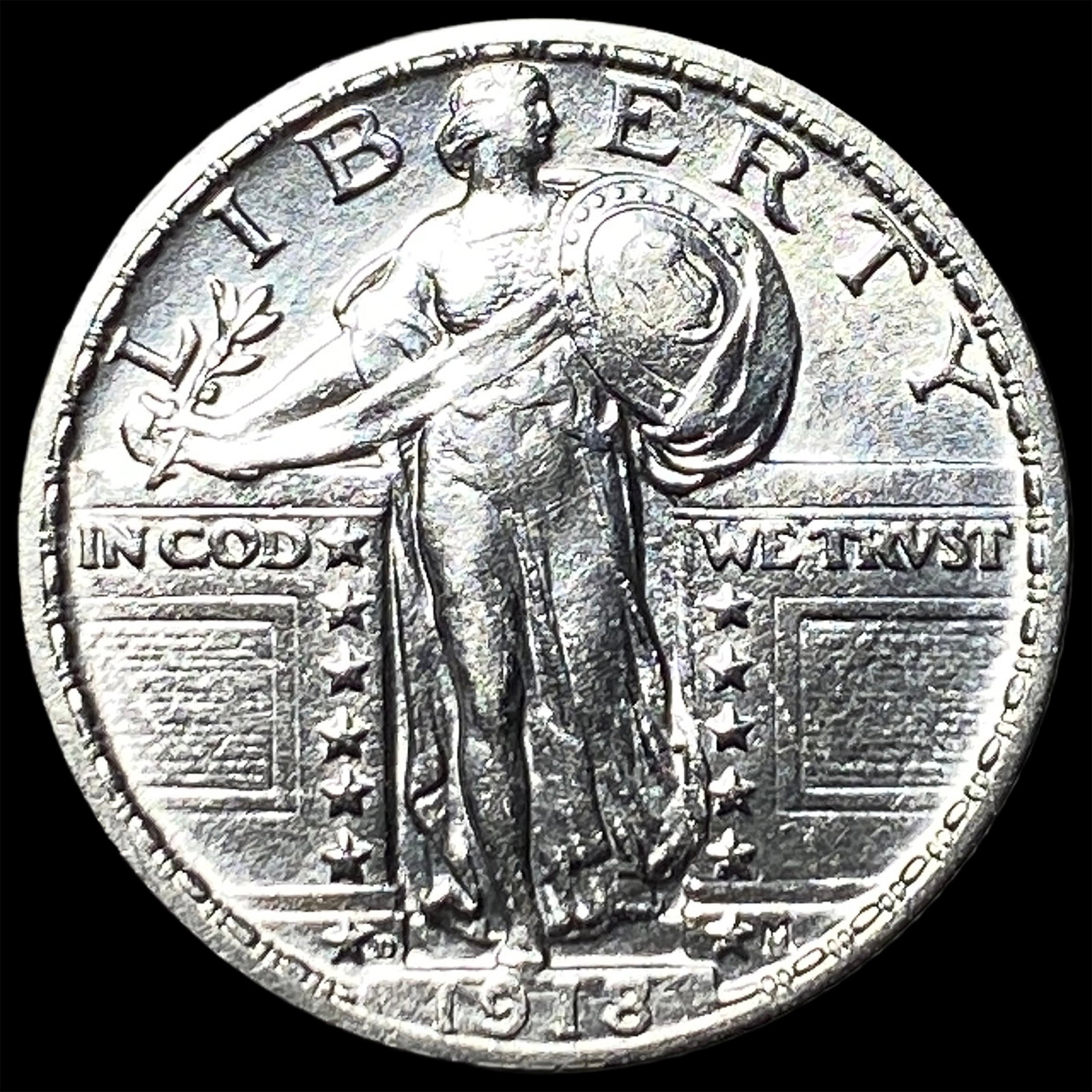 1918 Standing Liberty Quarter UNCIRCULATED: 1918 Standing Liberty Quarter UNCIRCULATED