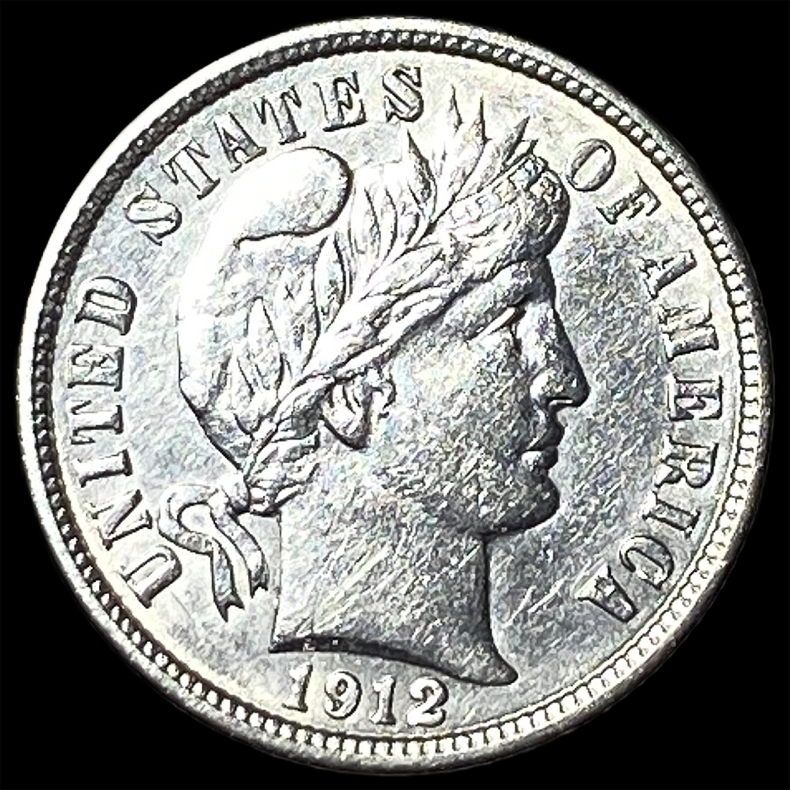 1912 Barber Dime UNCIRCULATED: 1912 Barber Dime UNCIRCULATED