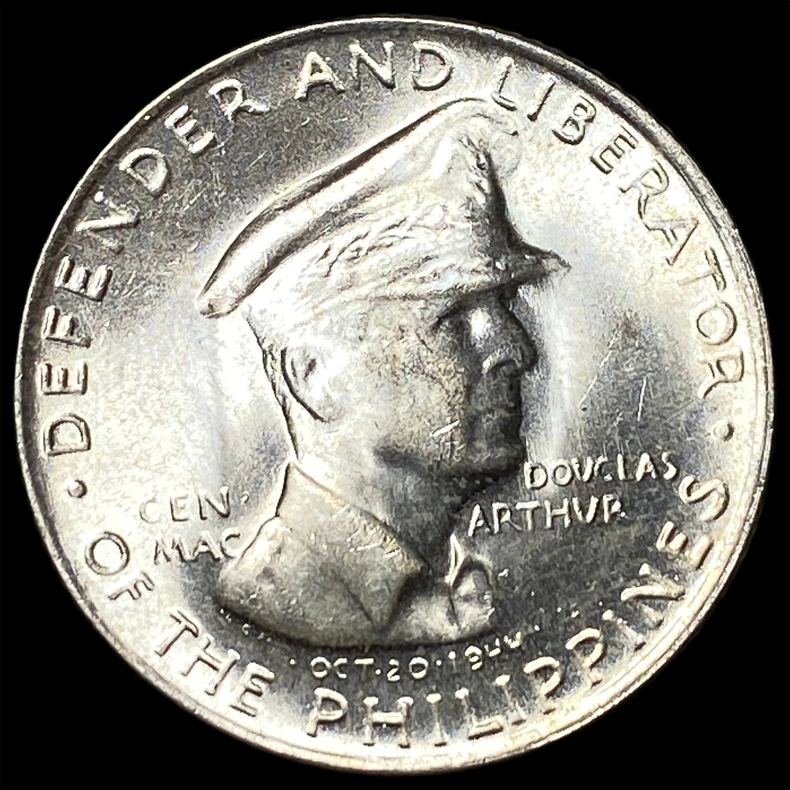 1947-S Philippines 50 Centavos MacArthur UNCIRCULATED: 1947-S Philippines 50 Centavos MacArthur UNCIRCULATED