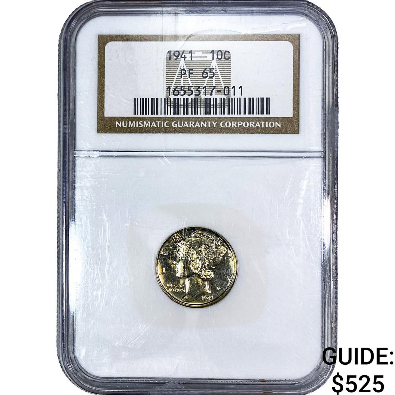 1941 Mercury Silver Dime NGC PF65: 1941 Mercury Silver Dime NGC PF65