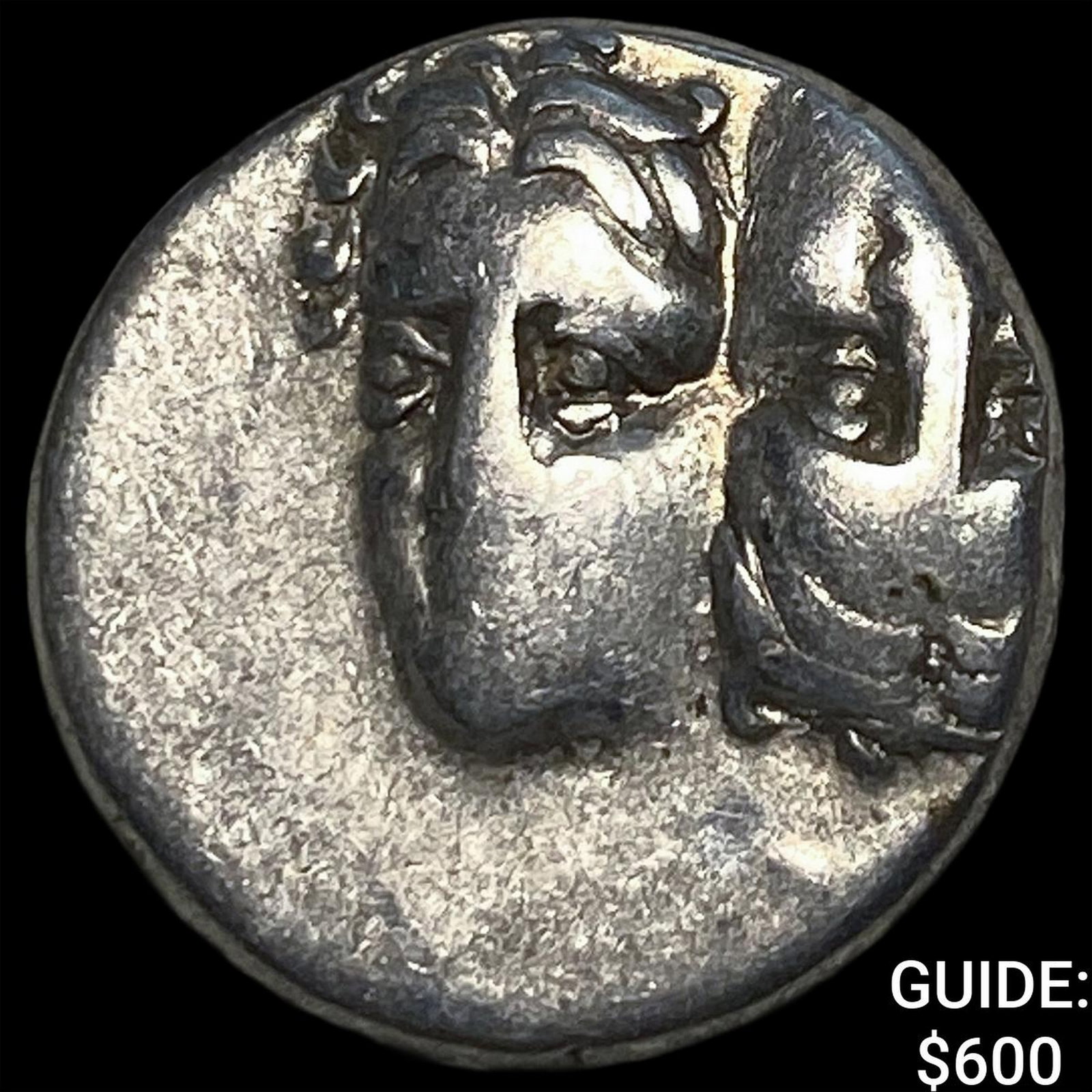 Ancient Greece Moesia, Istros 4th Century BC Silver Drachm NEARLY UNCIRCULATED (1 of 2)