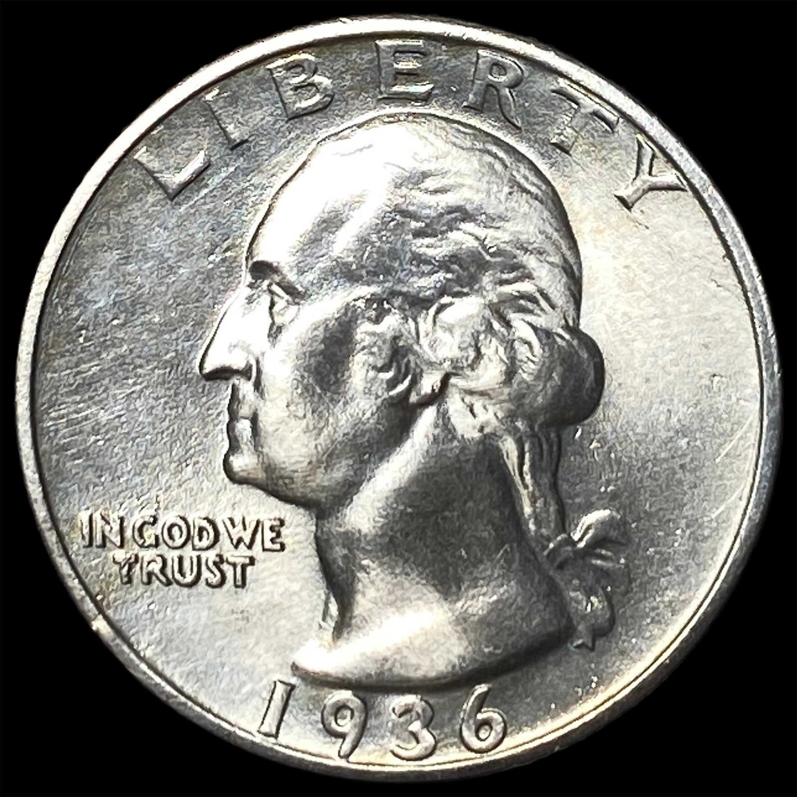 1936-D Silver Washington Quarter UNCIRCULATED: 1936-D Silver Washington Quarter UNCIRCULATED