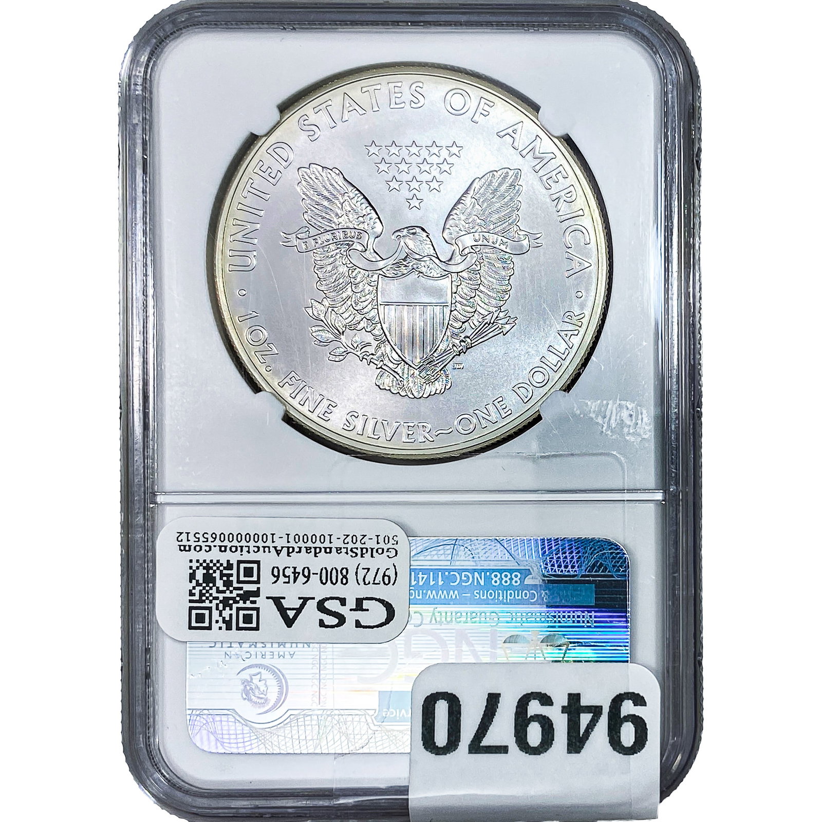 2011 Silver Eagle NGC MS69 - 2