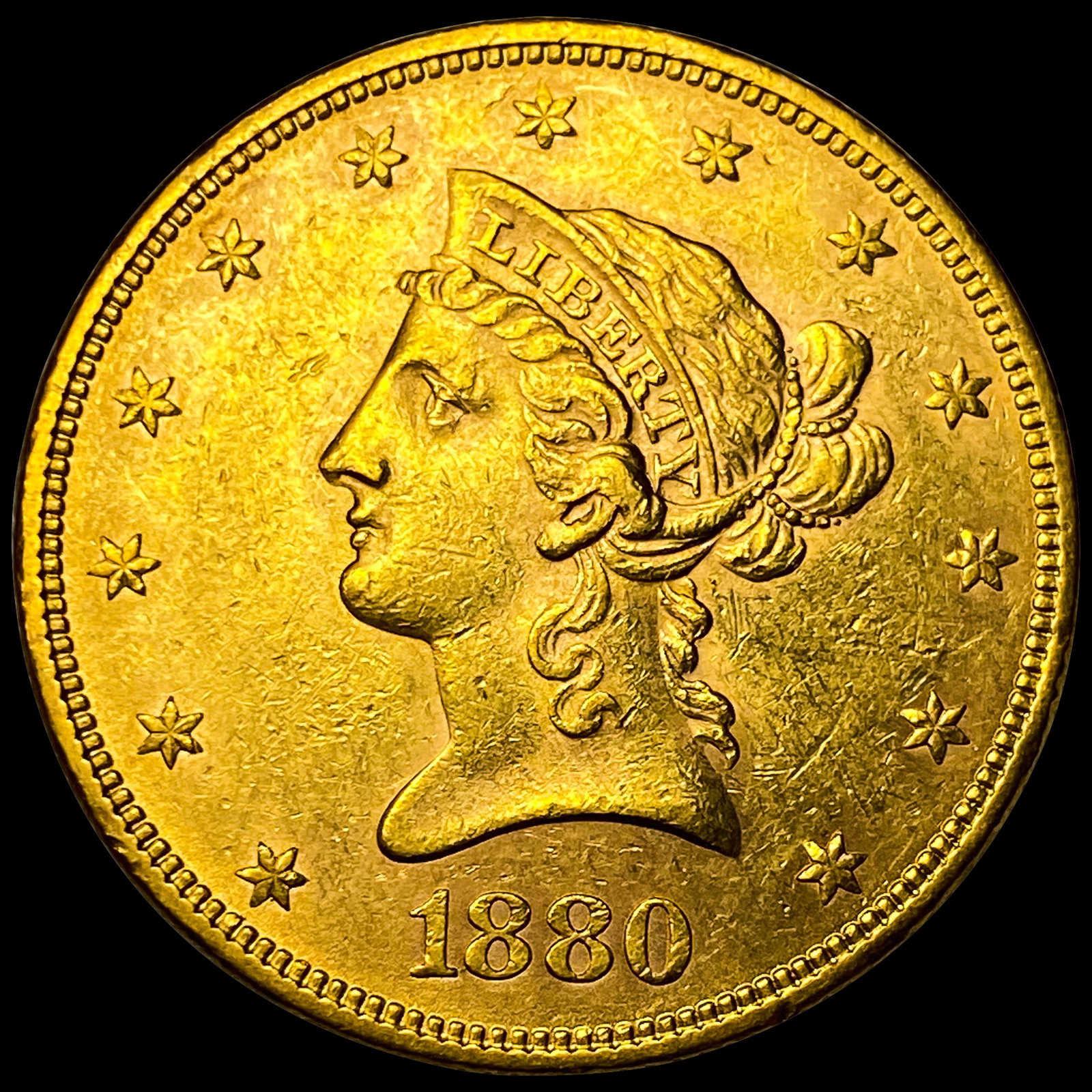 1880 $10 Gold Eagle (1 of 2)