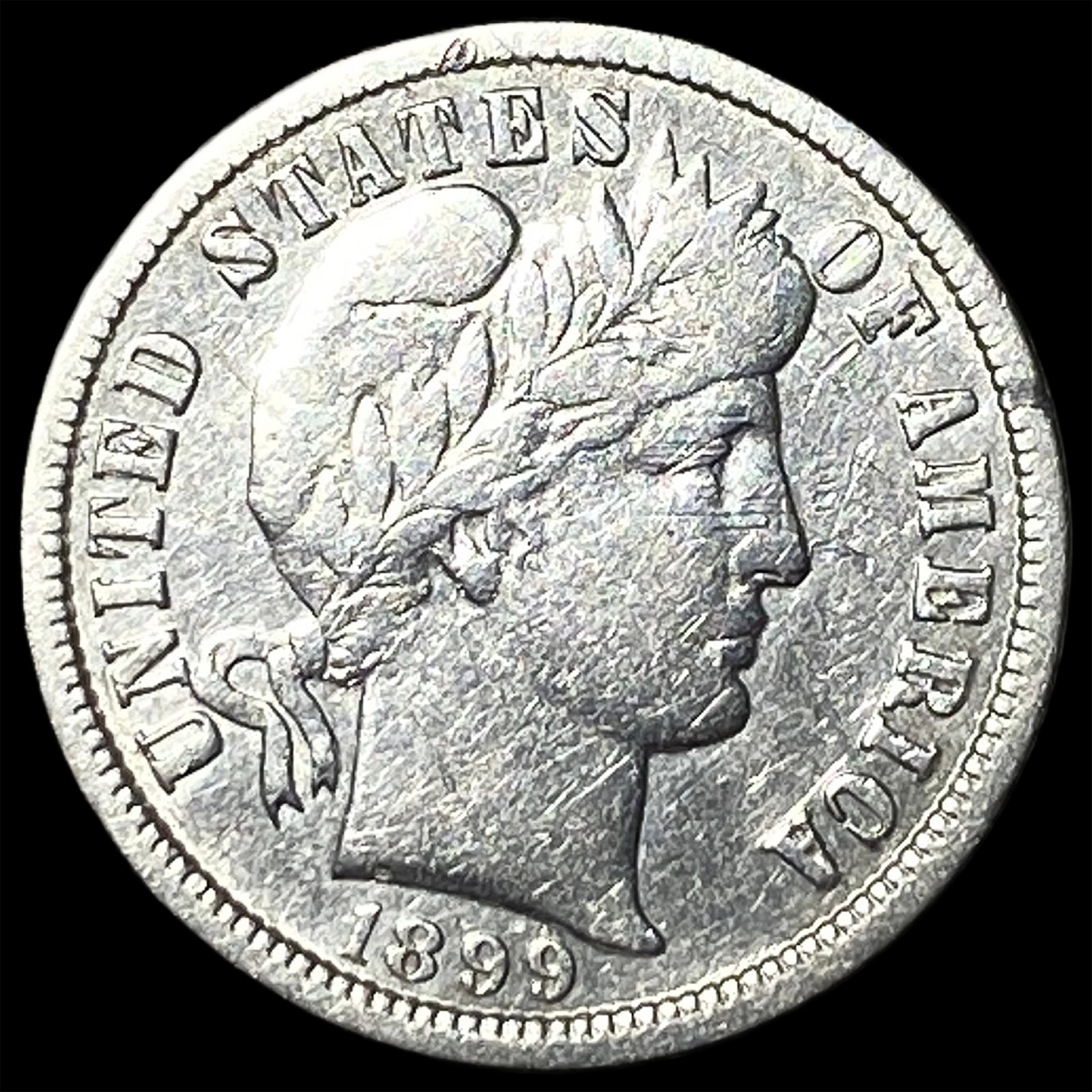 1899-O Silver Barber Dime CLOSELY UNCIRCULATED (1 of 2)
