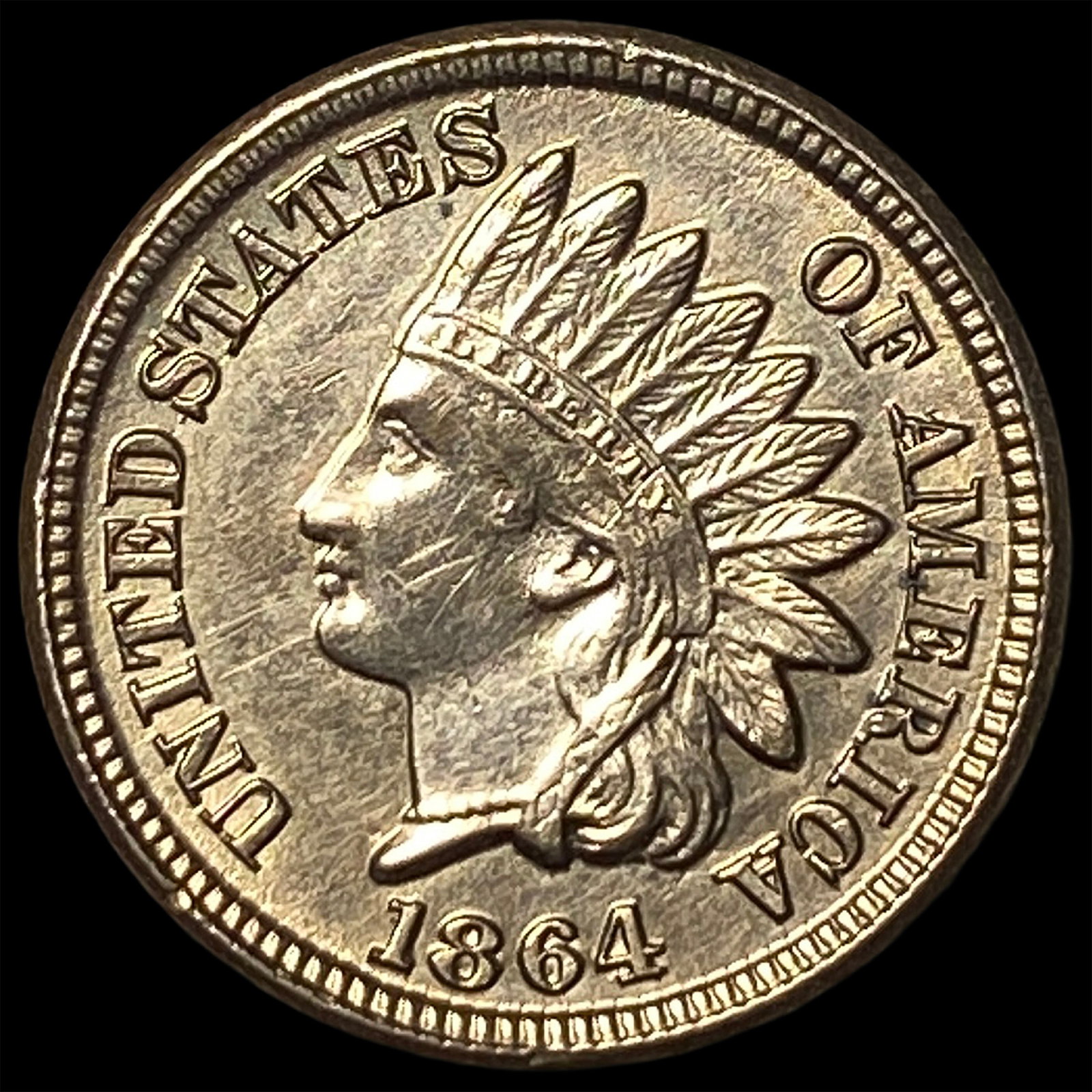 1864 Copper-Nickel Indian Head Cent UNCIRCULATED (1 of 2)