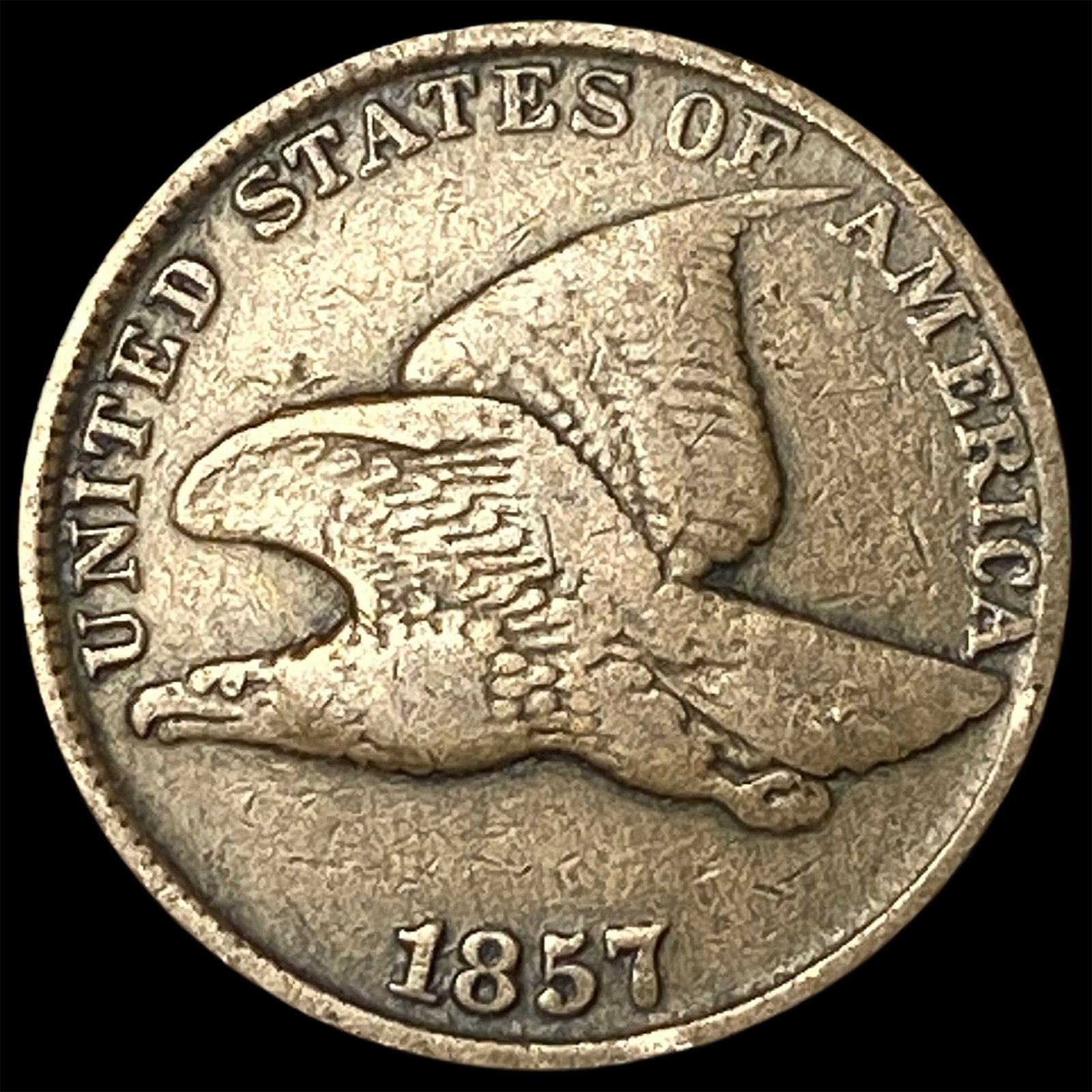1857 Flying Eagle Cent LIGHTLY CIRCULATED (1 of 2)