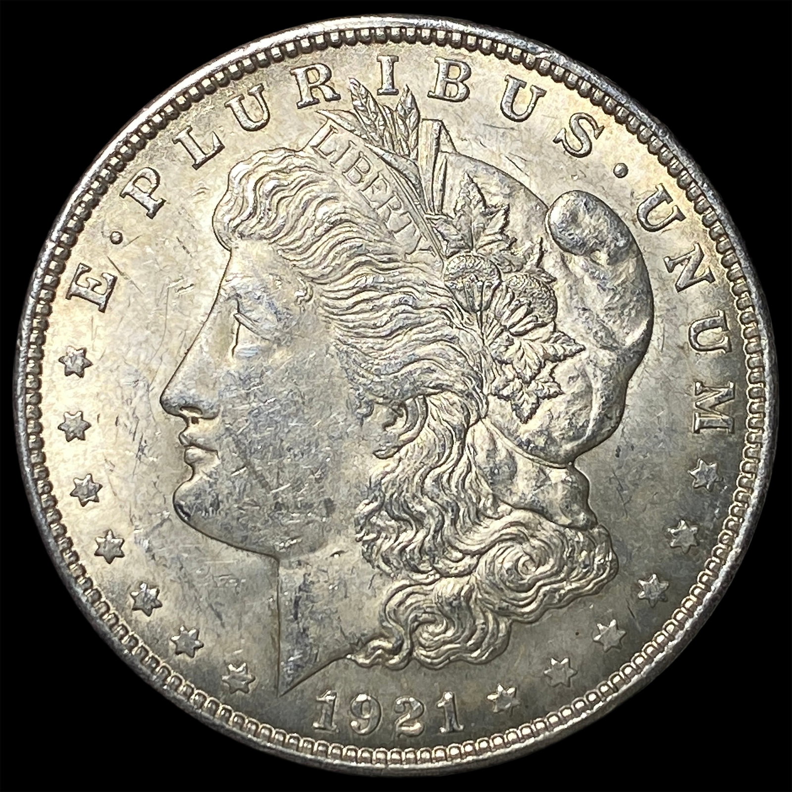 1921 Silver Morgan Dollar CHOICE AU: 1921 Silver Morgan Dollar CHOICE AU