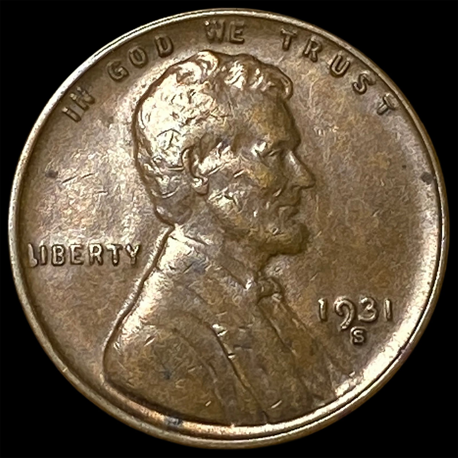 1921-S Lincoln Wheat Cent CLOSELY UNCIRCULATED (1 of 2)
