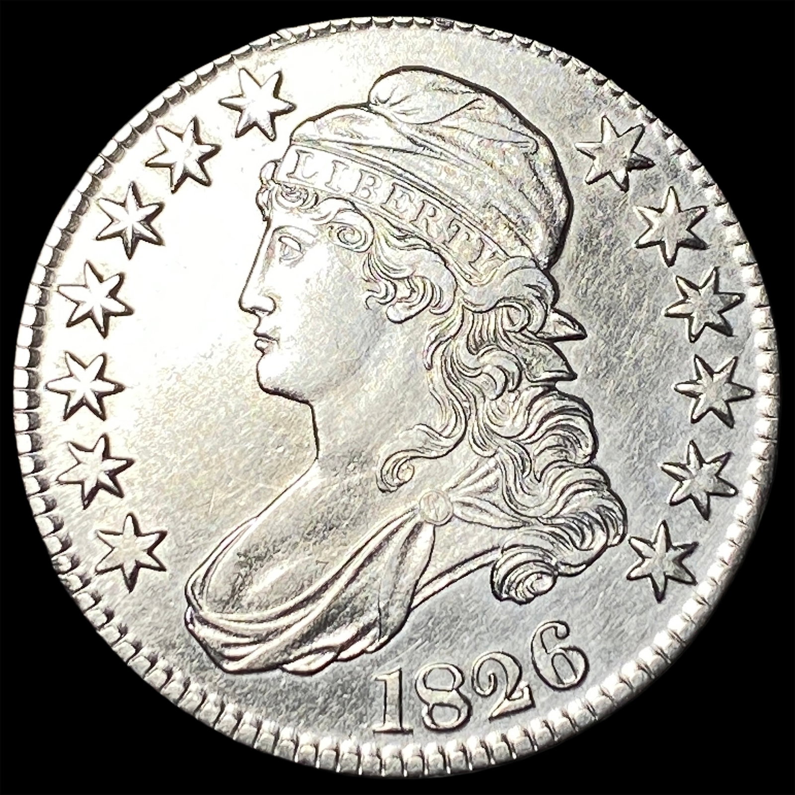 1826 Capped Bust Half Dollar CHOICE BU: 1826 Capped Bust Half Dollar CHOICE BU