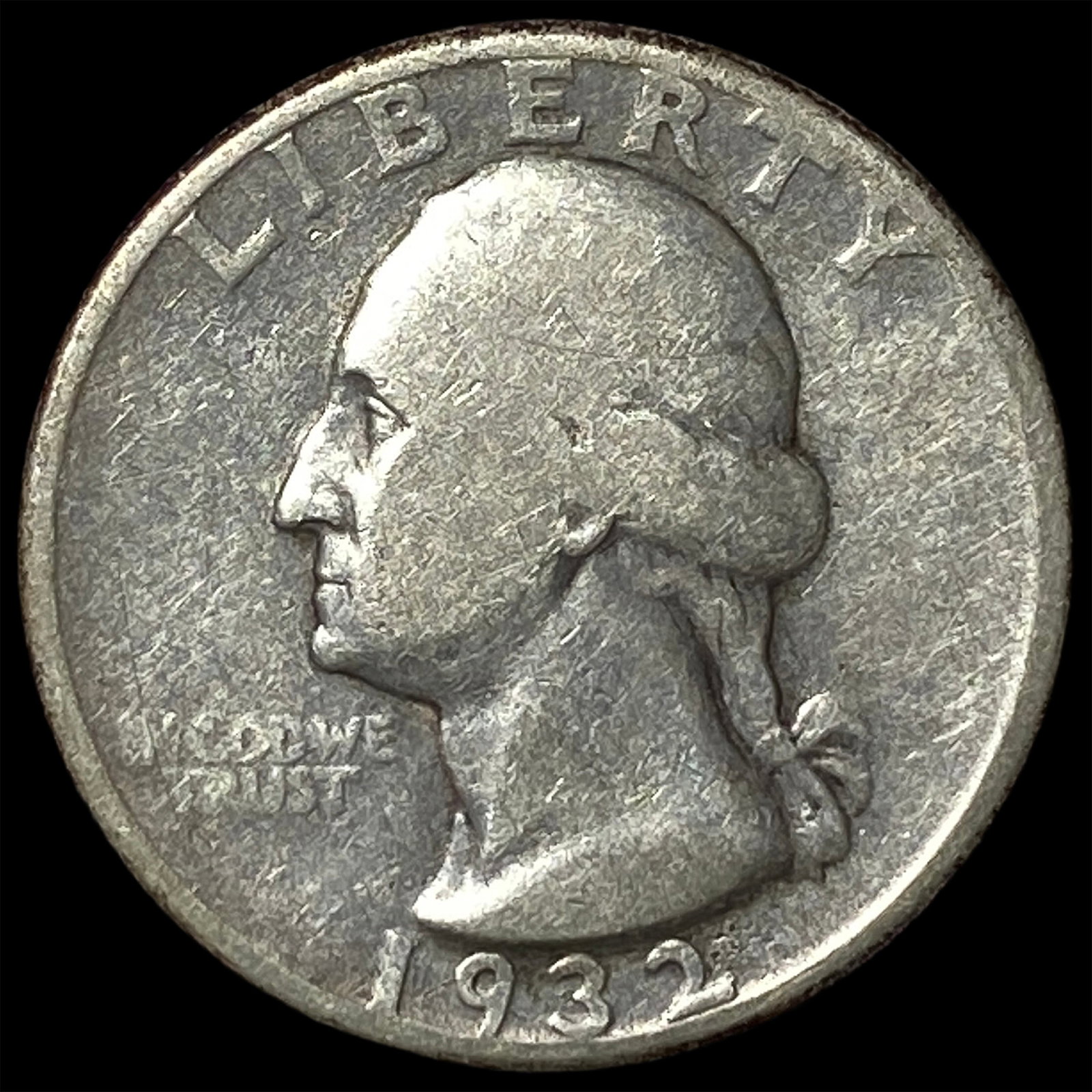 1932-D Silver Washington Quarter NICELY CIRCULATED (1 of 2)