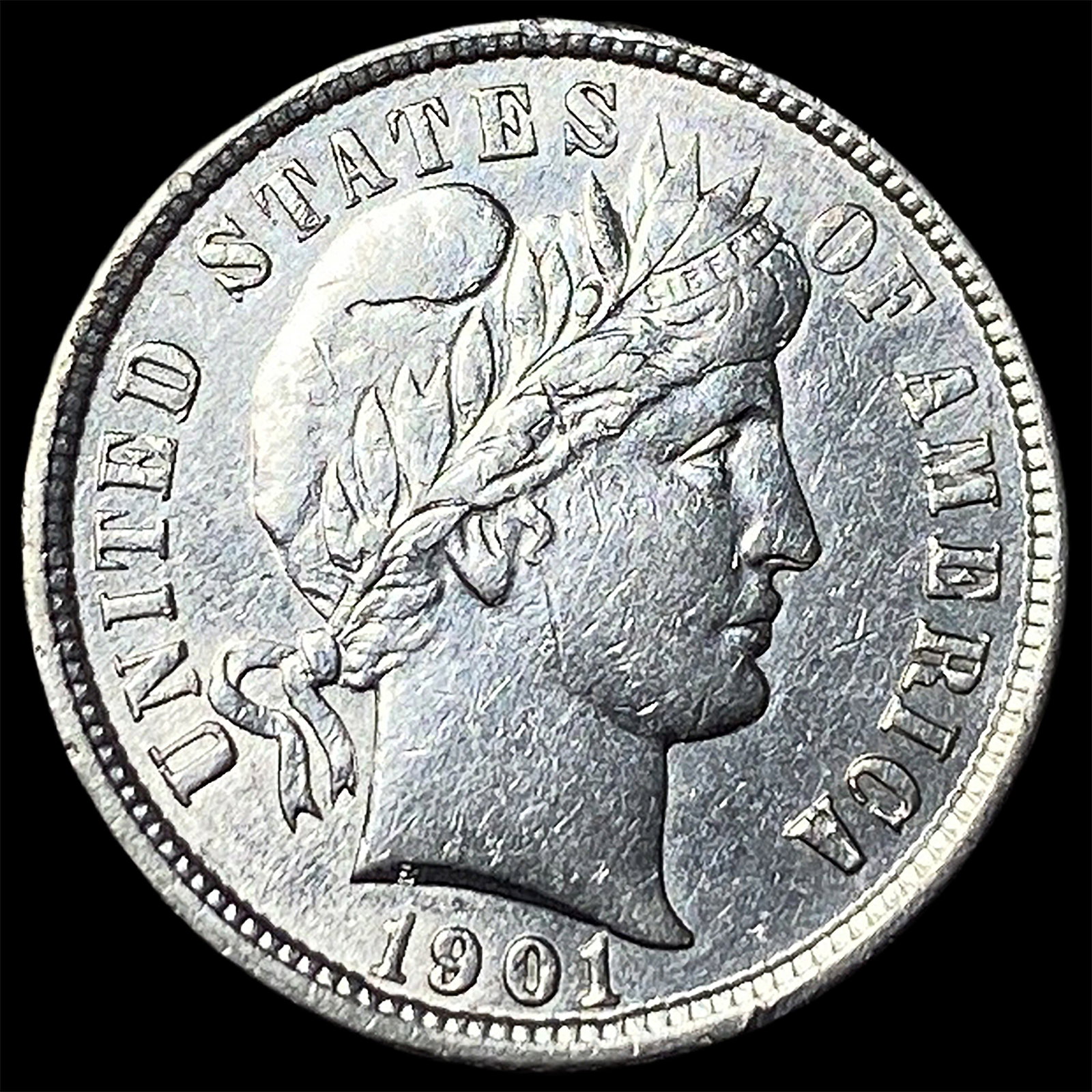1901 Barber Dime UNCIRCULATED (1 of 2)