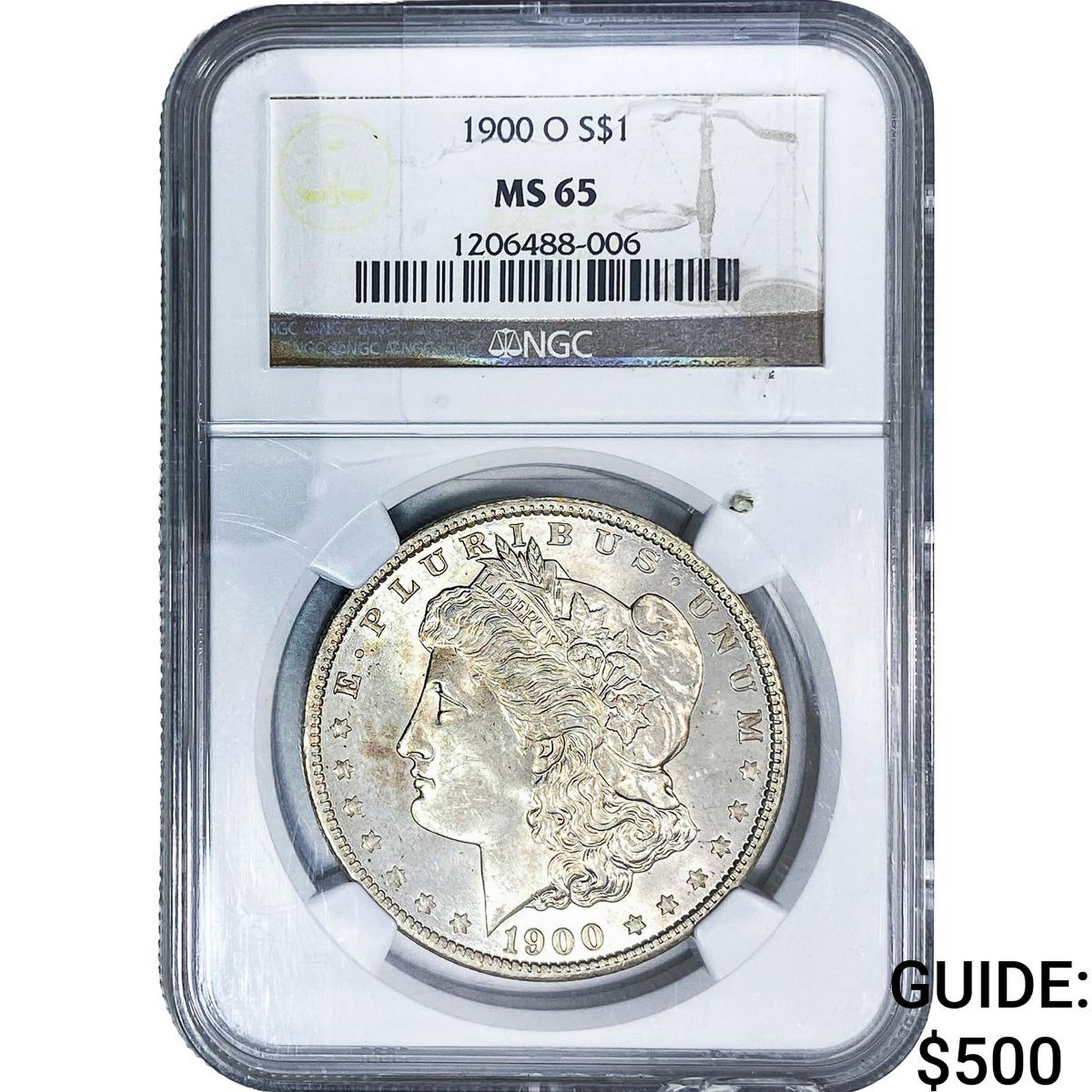 1900-O Morgan Silver Dollar NGC MS65 (1 of 2)