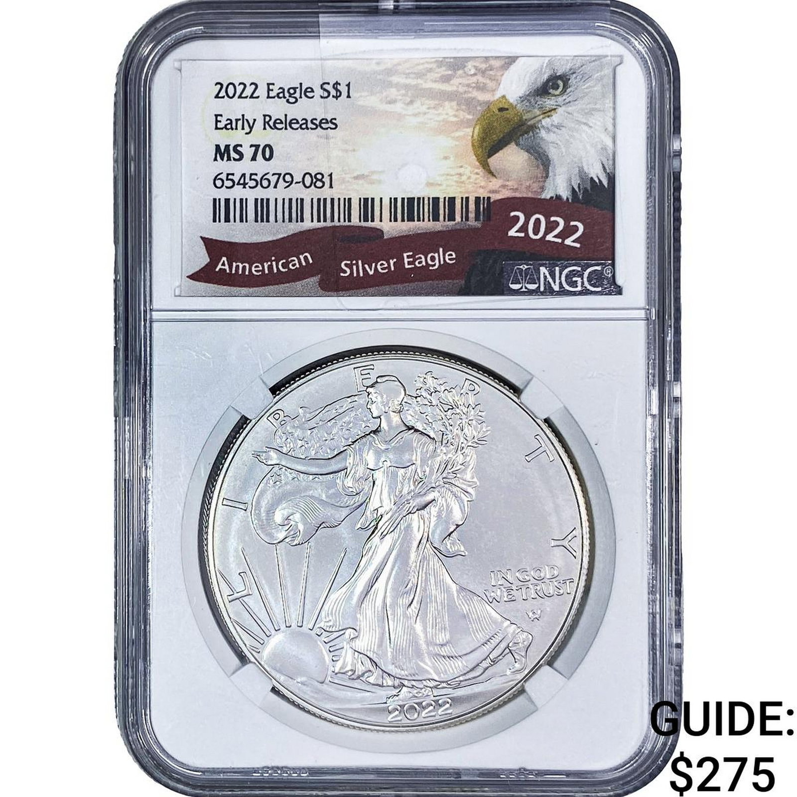 2022 Silver Eagle NGC MS70 (1 of 2)