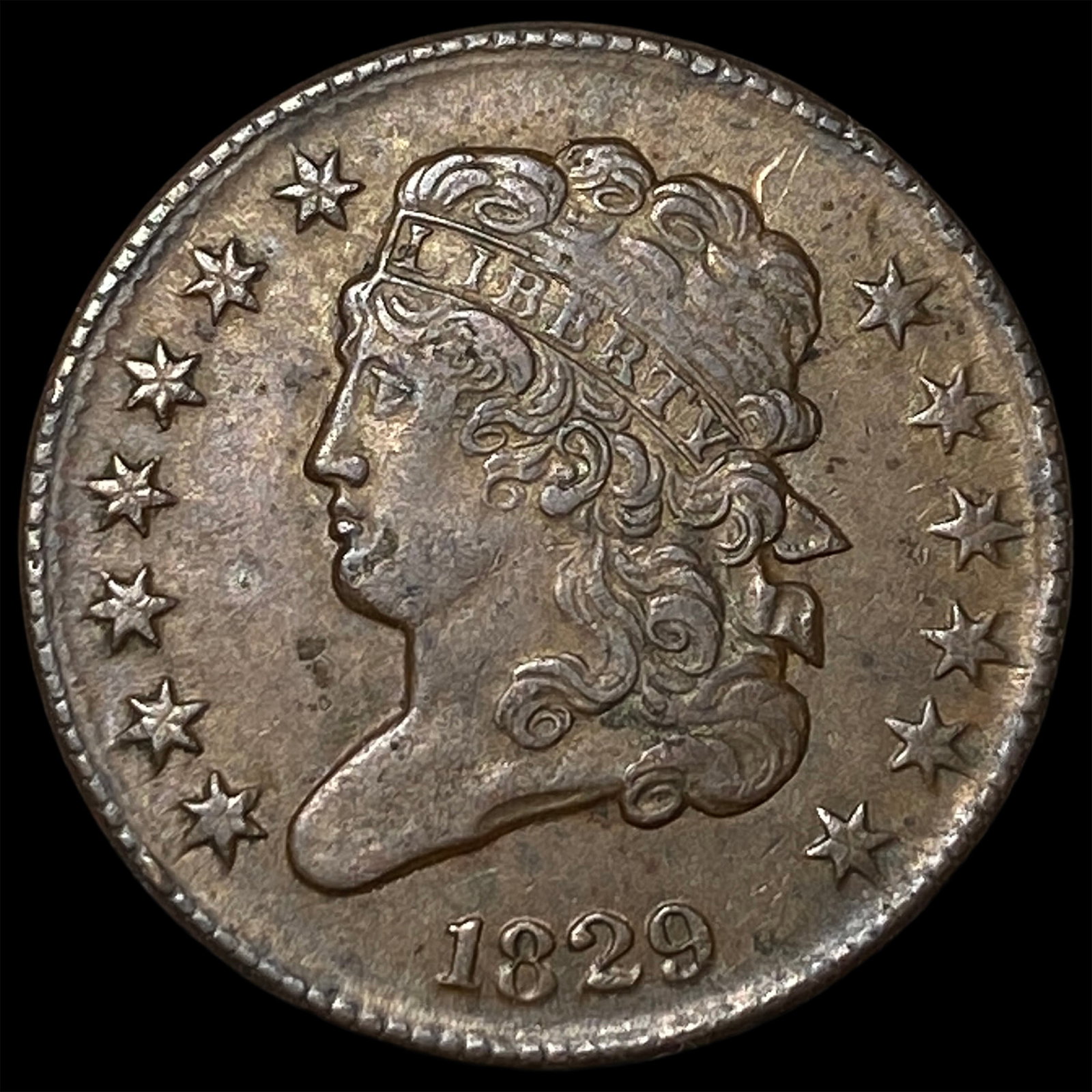 1829 Classic Head Half Cent UNCIRCULATED: 1829 Classic Head Half Cent UNCIRCULATED