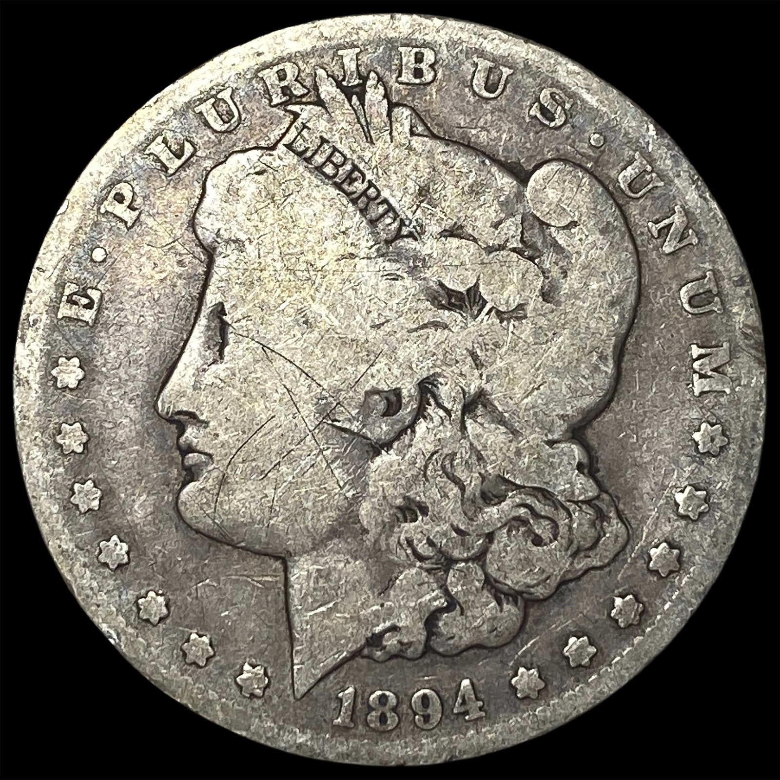 1894-O Silver Morgan Dollar NICELY CIRCULATED: 1894-O Silver Morgan Dollar NICELY CIRCULATED