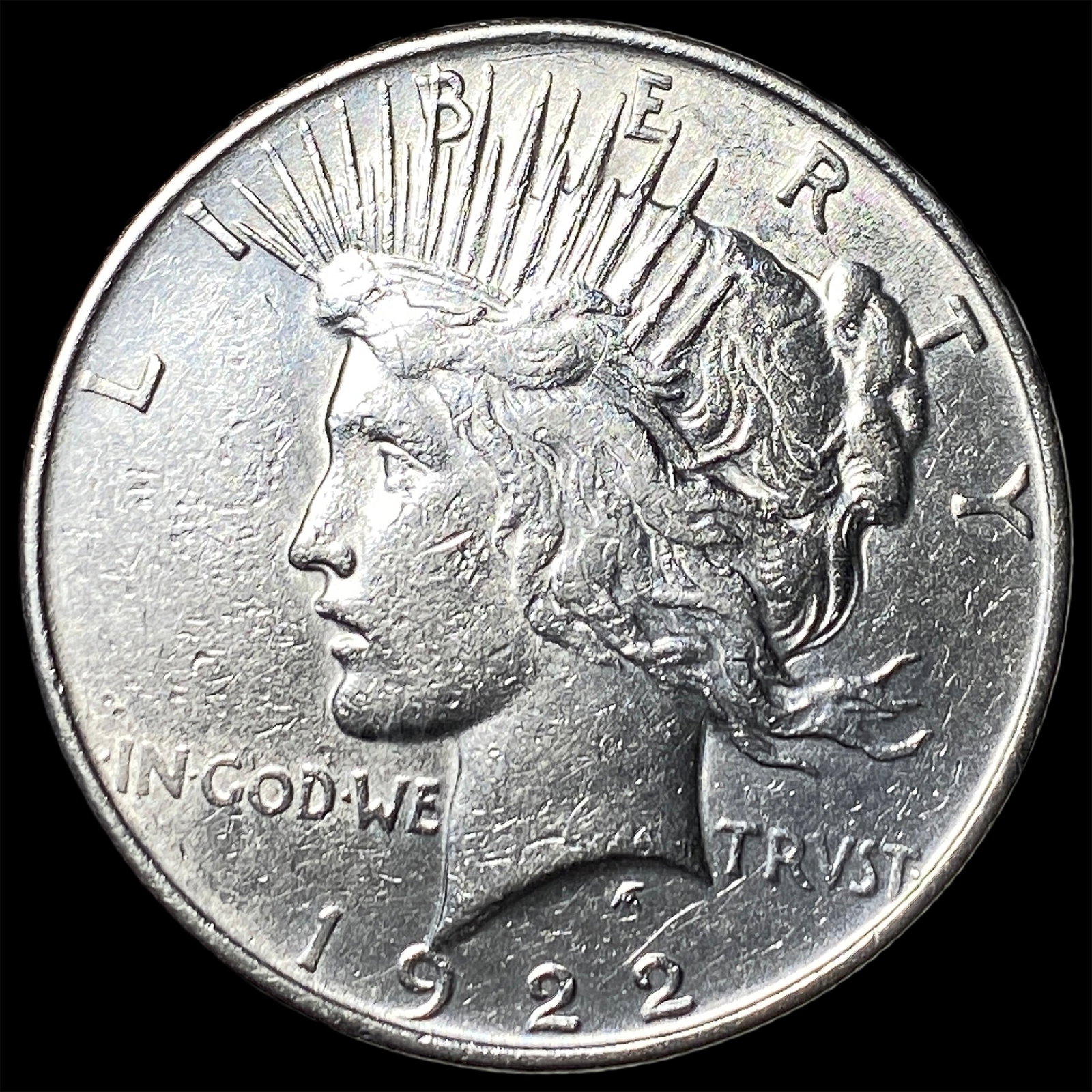 1922 Silver Peace Dollar CHOICE AU: 1922 Silver Peace Dollar CHOICE AU