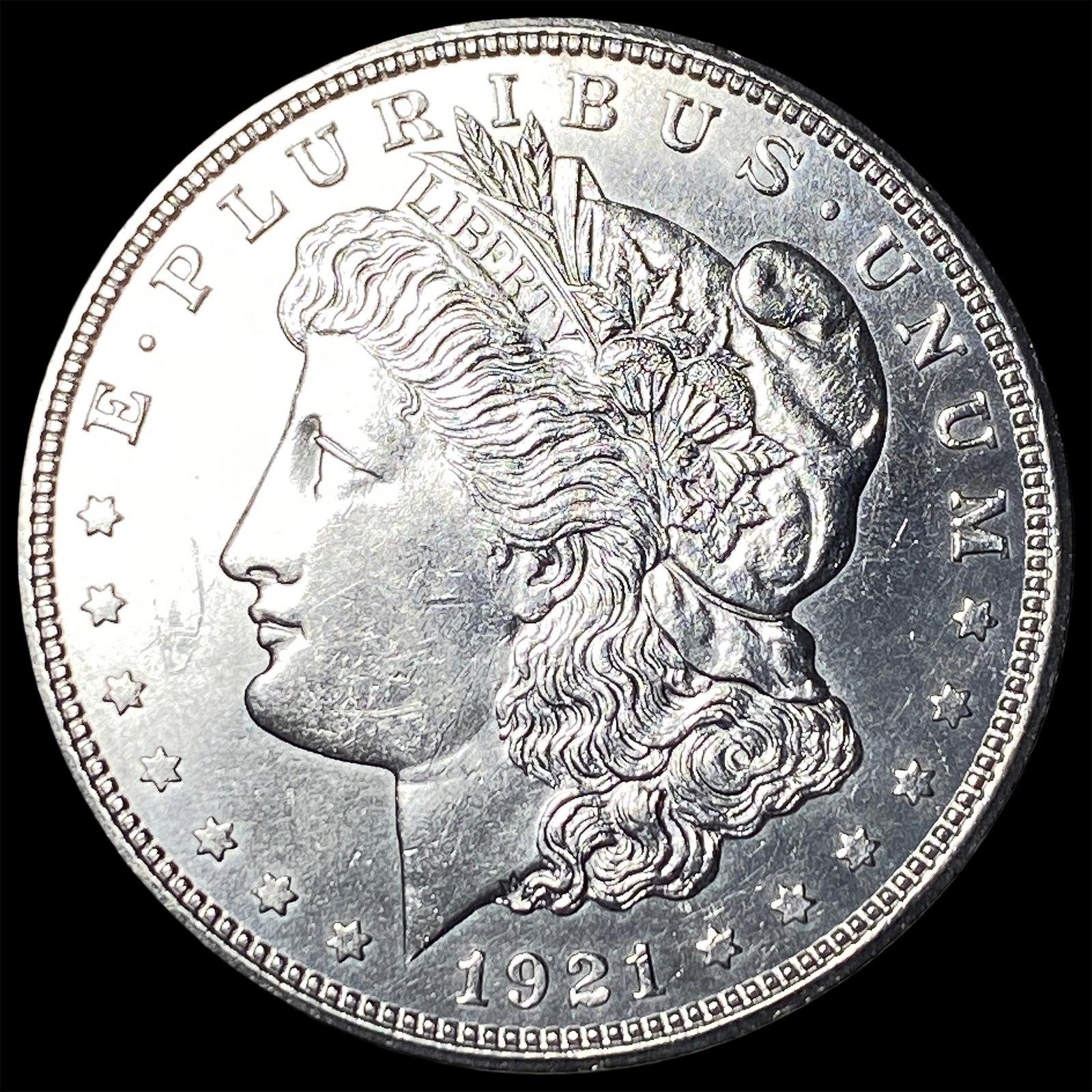 1921 Silver Morgan Dollar CHOICE BU: 1921 Silver Morgan Dollar CHOICE BU