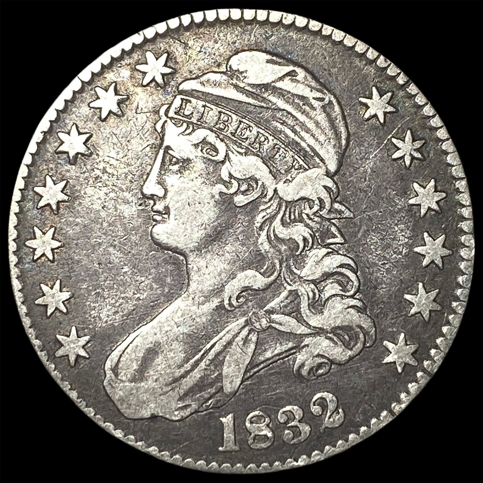 1832 Capped Bust Half Dollar LIGHTLY CIRCULATED (1 of 2)