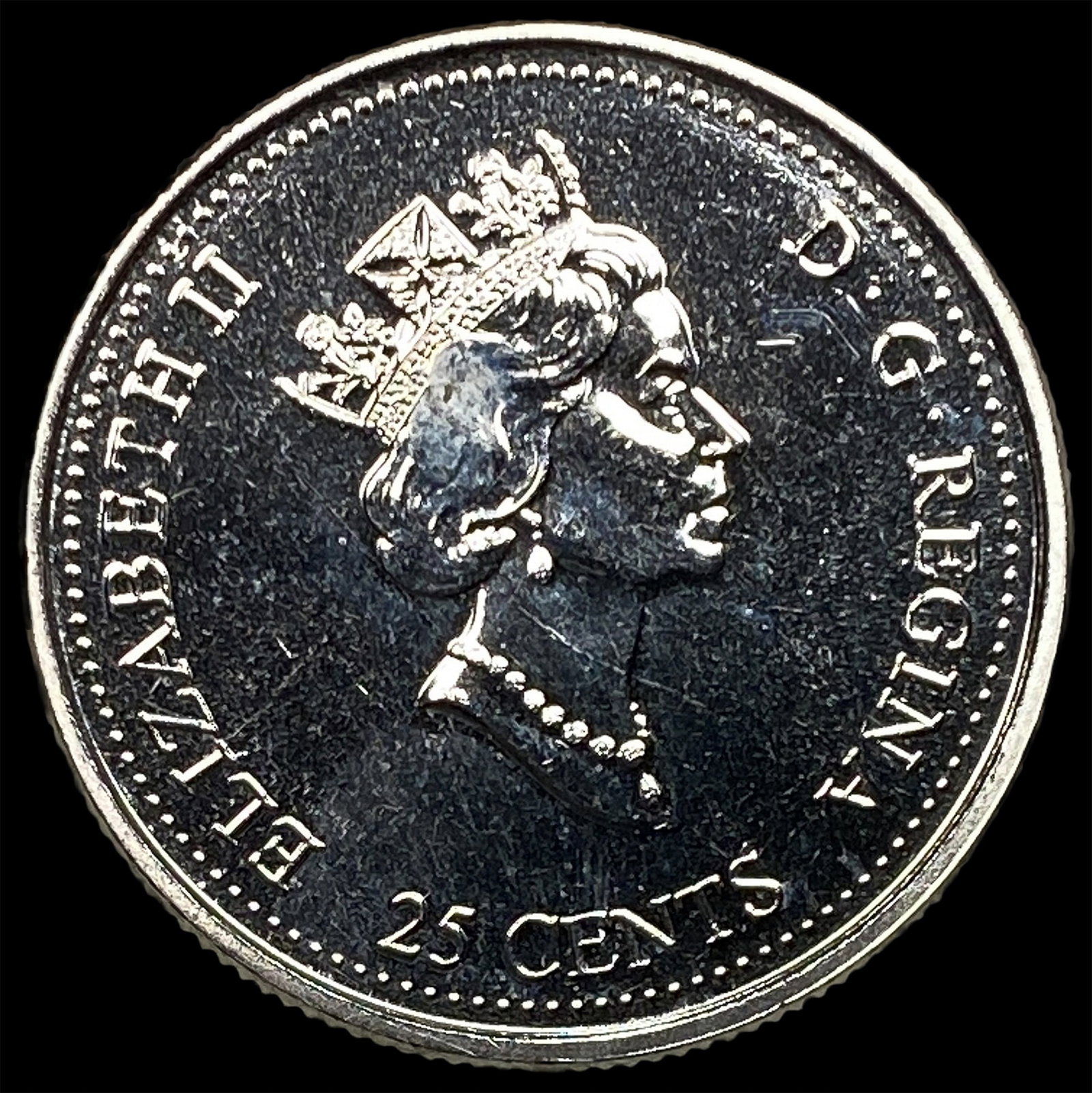 2000 Canada Nickel 25 Cents-Freedom Proof Like (1 of 2)