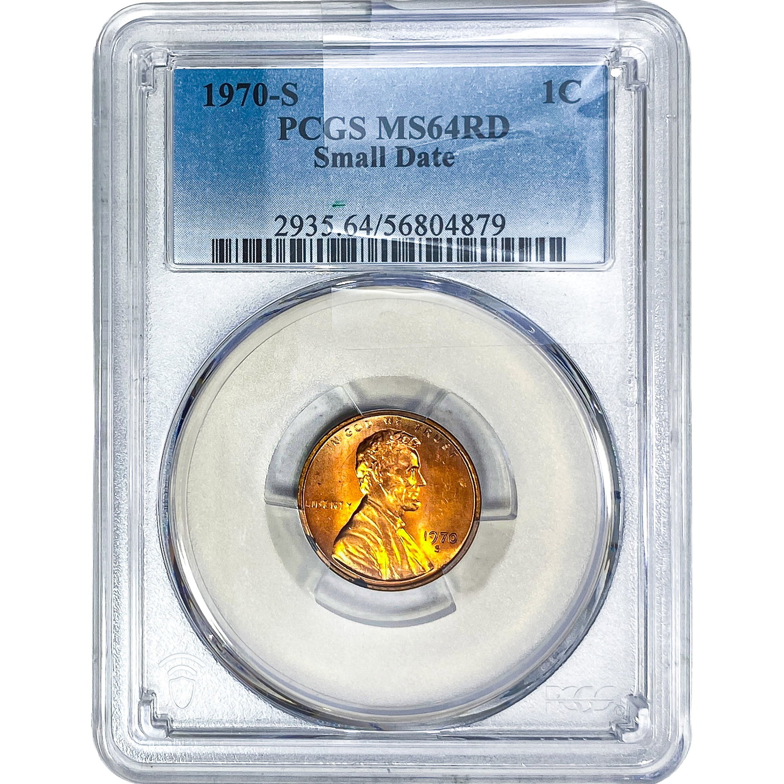 1970-S Wheat Cent PCGS MS64 RD Small Date (1 of 2)