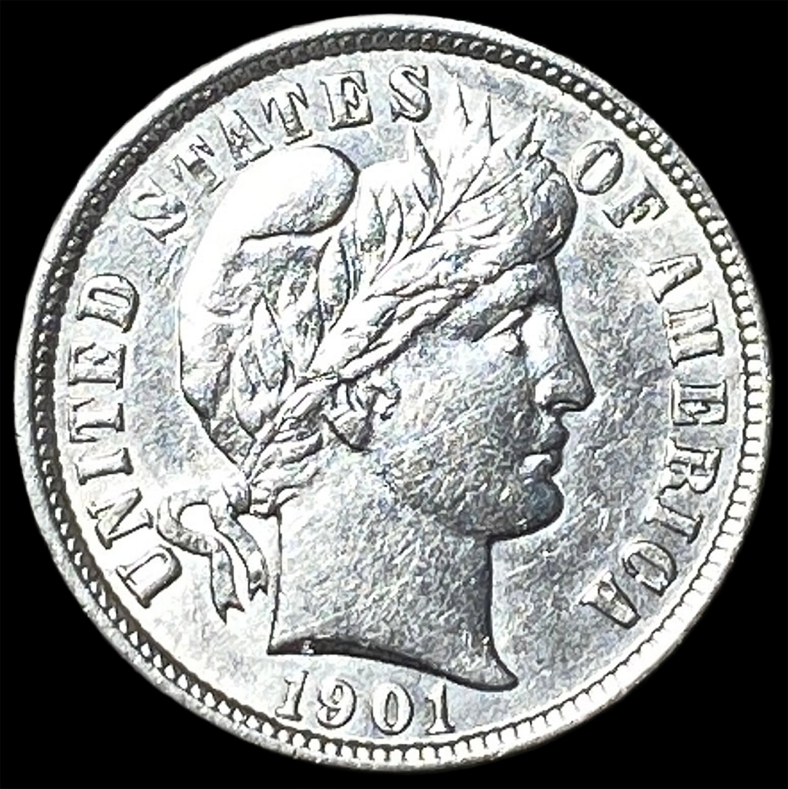1901 Barber Dime UNCIRCULATED (1 of 2)