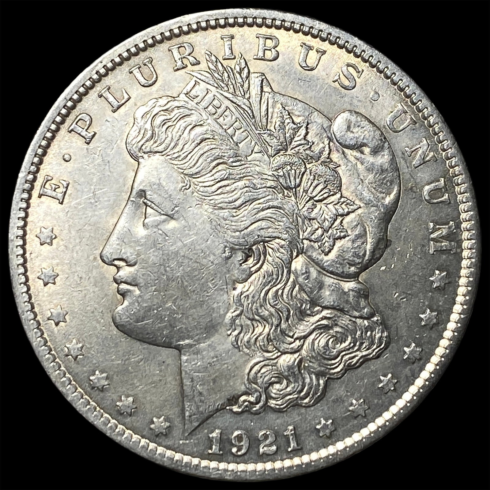 1921 Silver Morgan Dollar CLOSELY UNCIRCULATED: 1921 Silver Morgan Dollar CLOSELY UNCIRCULATED