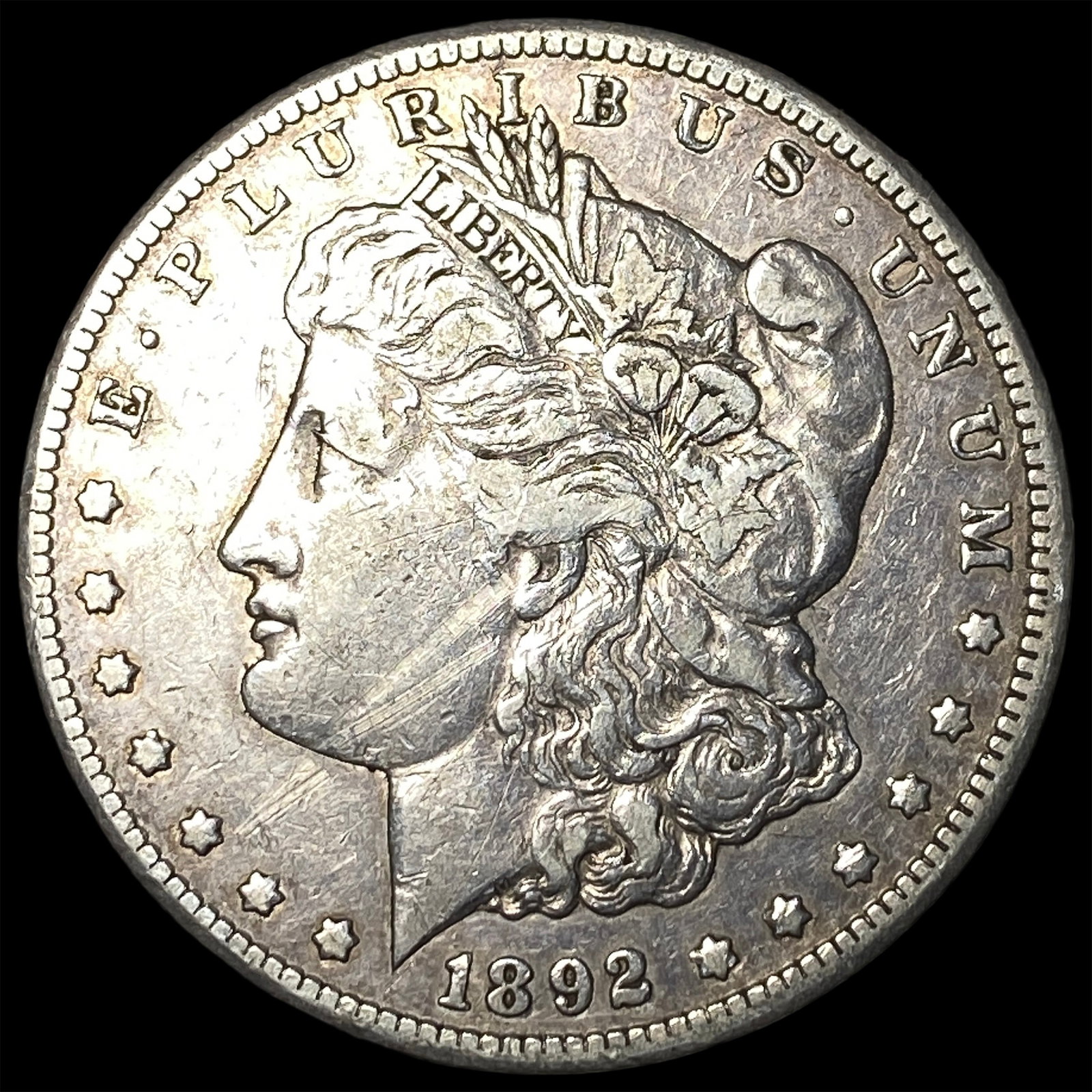 1892-CC Silver Morgan Dollar LIGHTLY CIRCULATED (1 of 2)