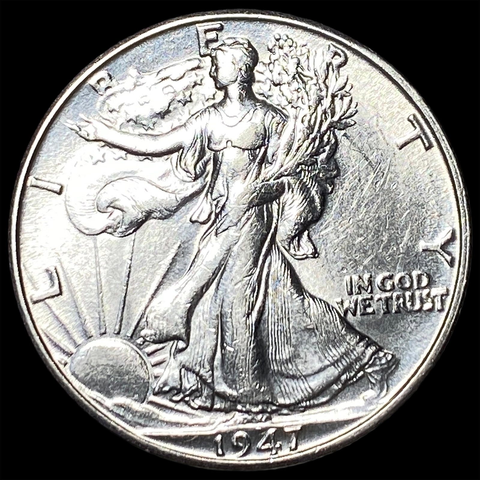 1947-D Silver Walking Liberty Half Dollar UNCIRCULATED: 1947-D Silver Walking Liberty Half Dollar UNCIRCULATED