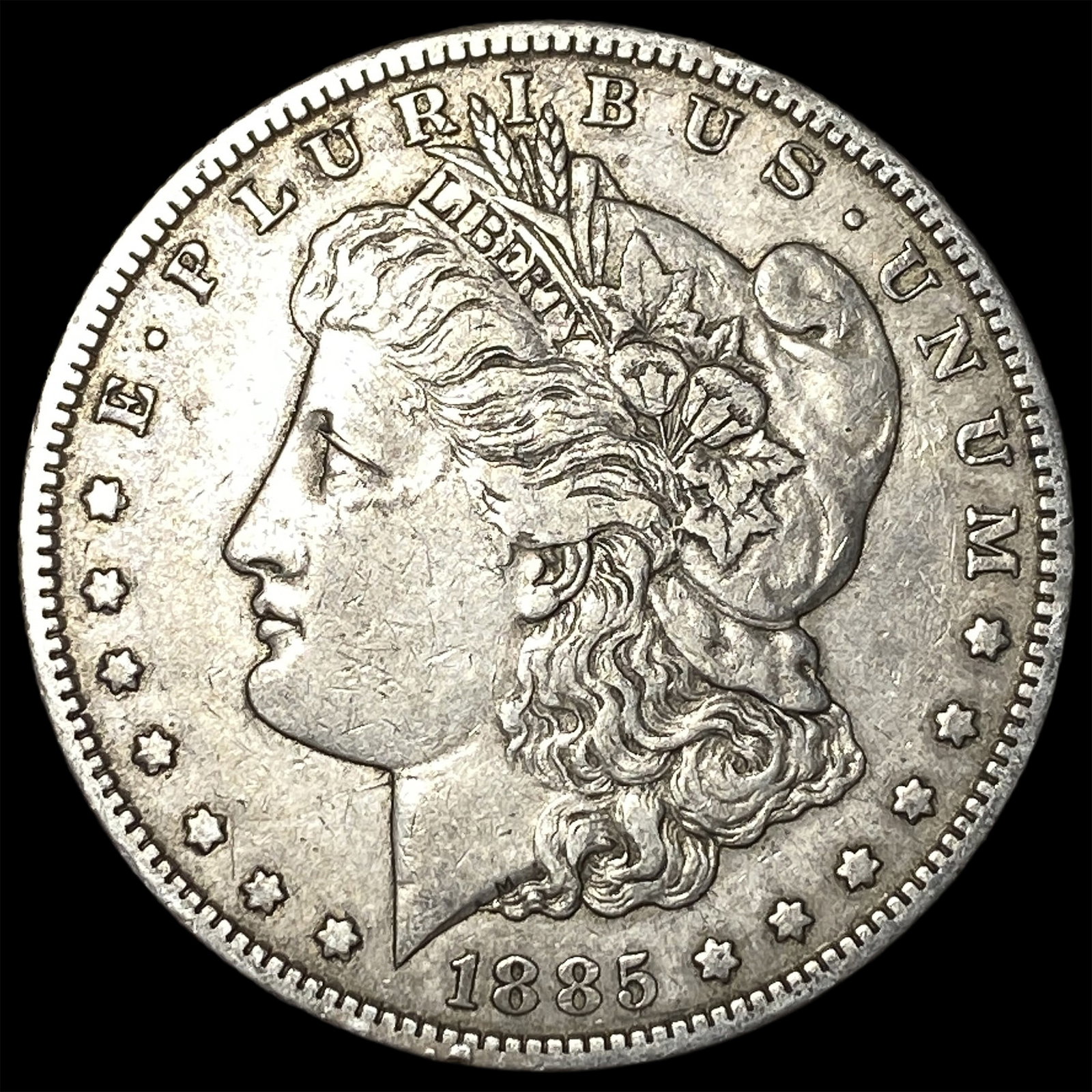 1885-S Silver Morgan Dollar CLOSELY UNCIRCULATED: 1885-S Silver Morgan Dollar CLOSELY UNCIRCULATED