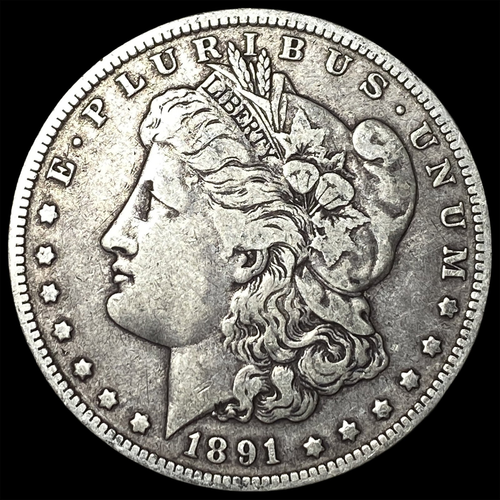 1891-O Silver Morgan Dollar NEARLY UNCIRCULATED: 1891-O Silver Morgan Dollar NEARLY UNCIRCULATED