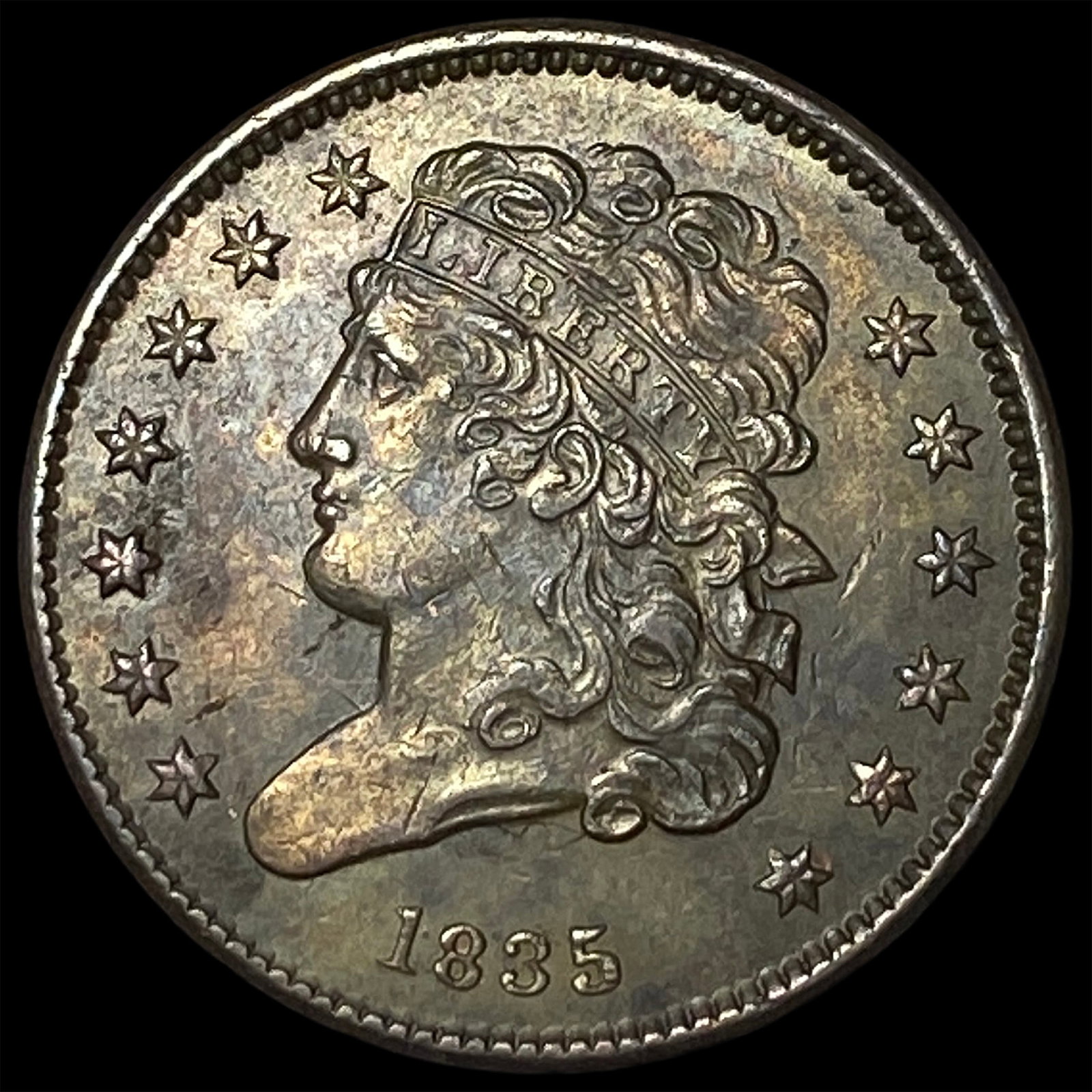 1835 Classic Head Half Cent UNCIRCULATED: 1835 Classic Head Half Cent UNCIRCULATED