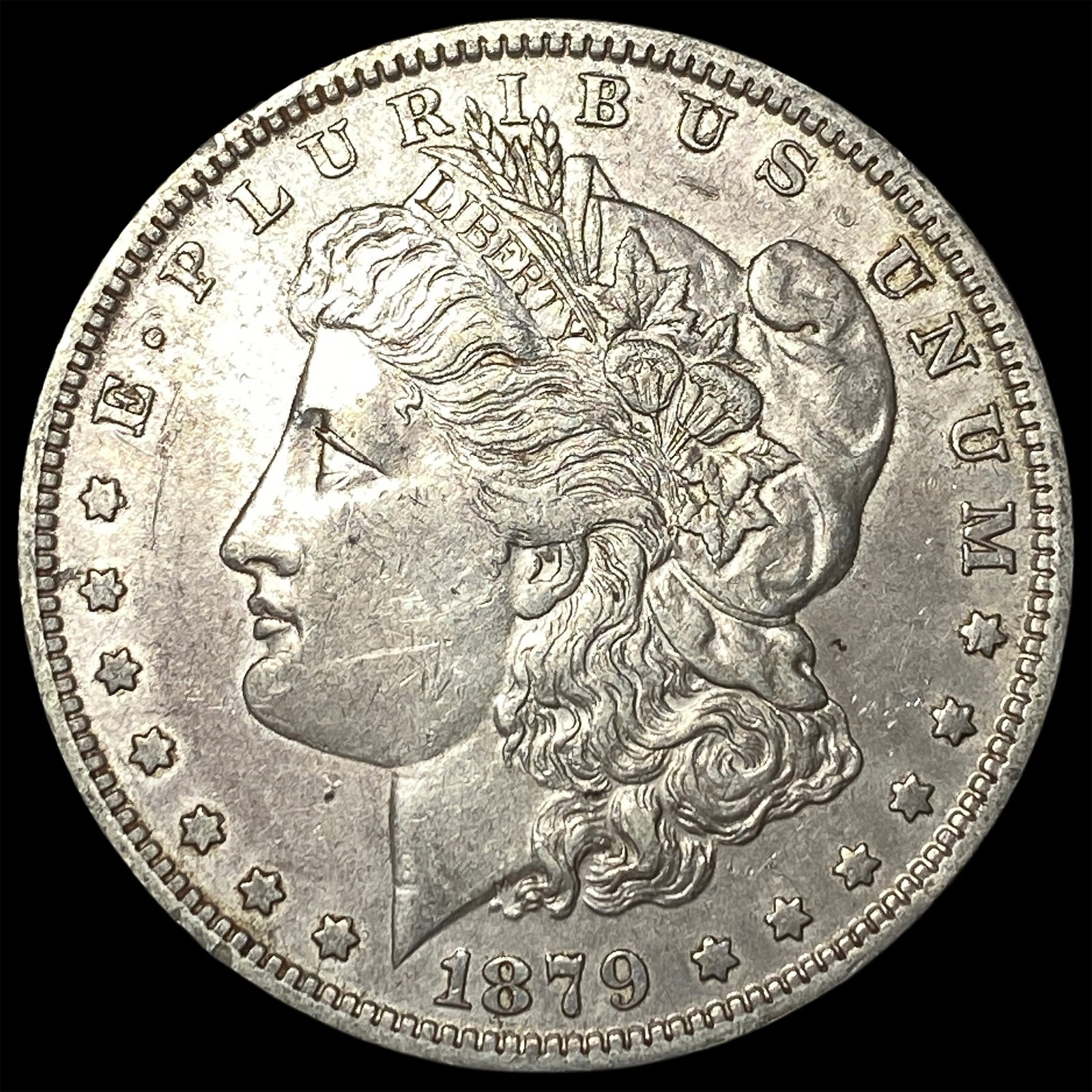1879-S Silver Morgan Dollar CLOSELY UNCIRCULATED: 1879-S Silver Morgan Dollar CLOSELY UNCIRCULATED