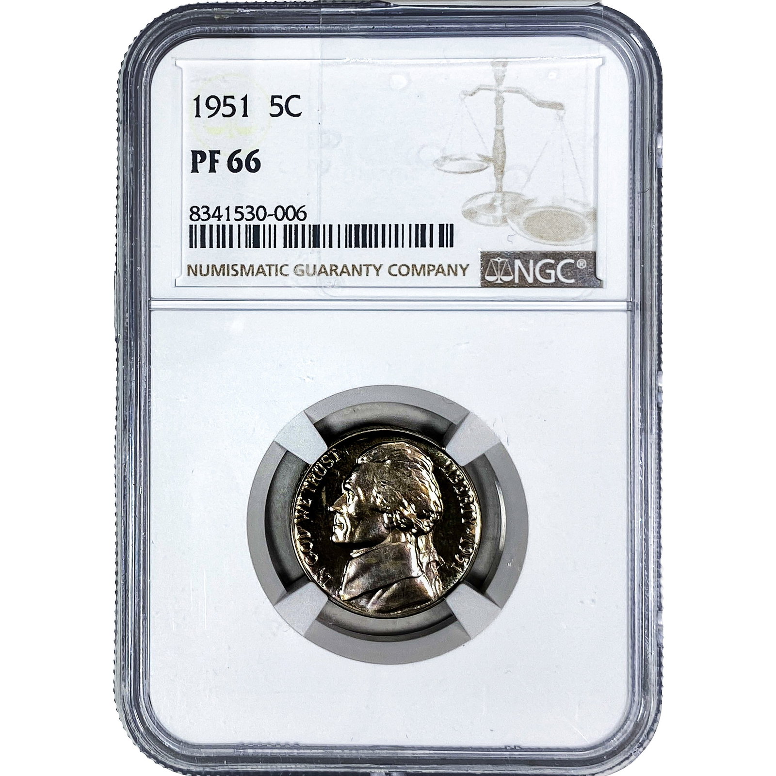 1951 Jefferson Nickel NGC PF66 (1 of 2)