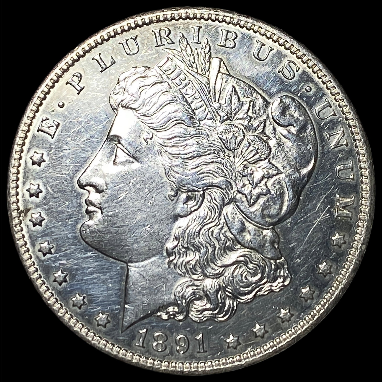 1891-CC Silver Morgan Dollar CHOICE BU (1 of 2)