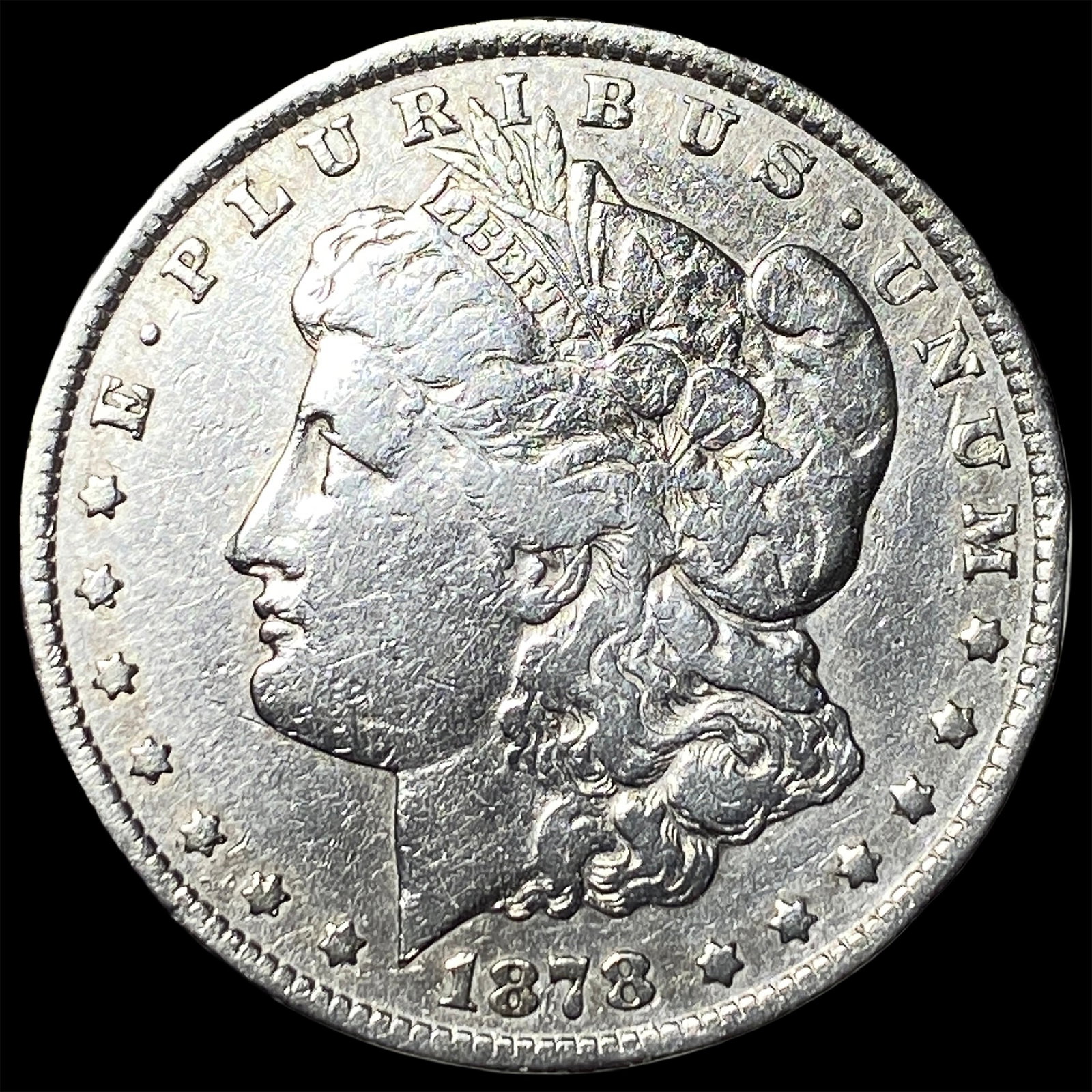 1878-S Silver Morgan Dollar NEARLY UNCIRCULATED (1 of 2)