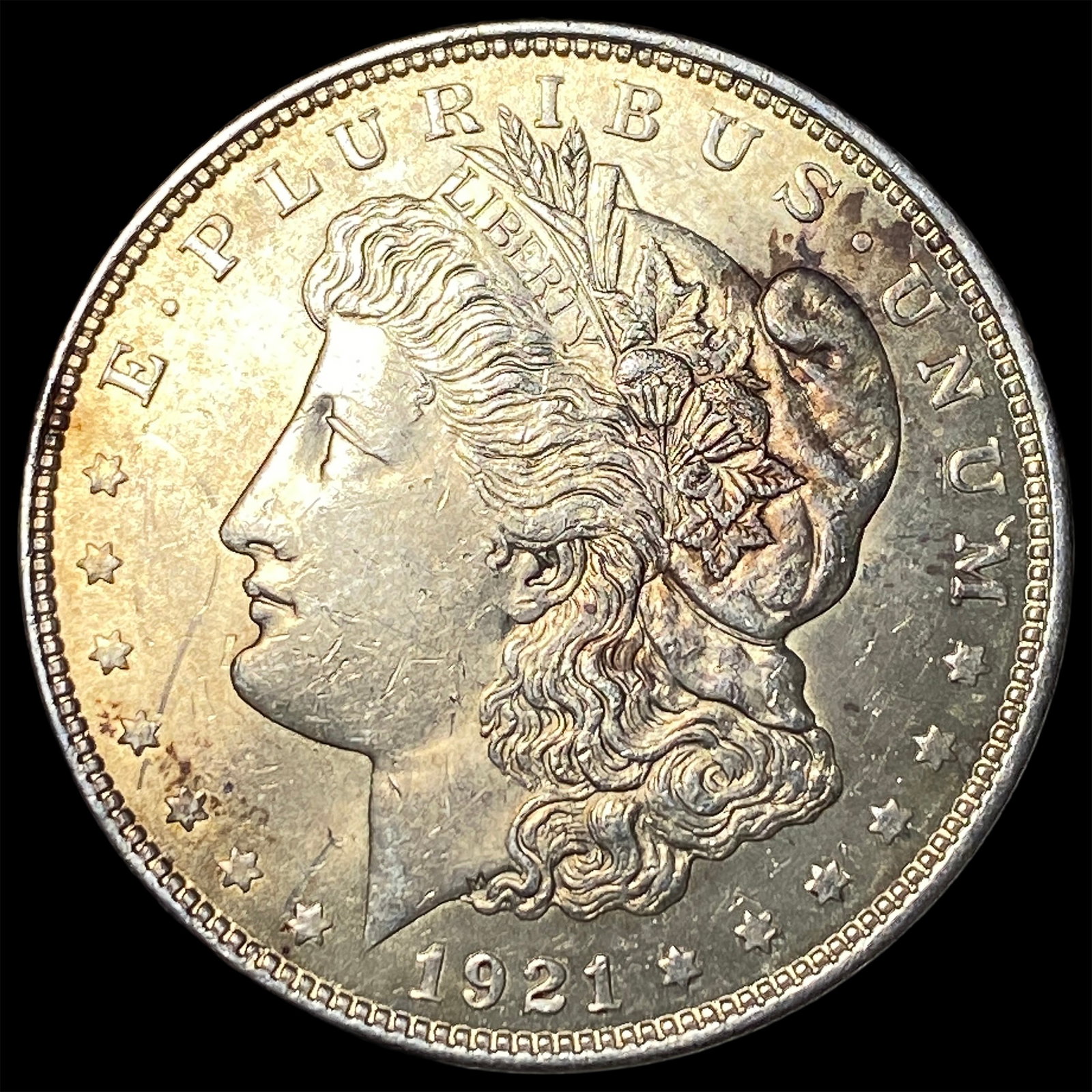 1921 Morgan Silver Dollar NEARLY UNCIRCULATED (1 of 2)