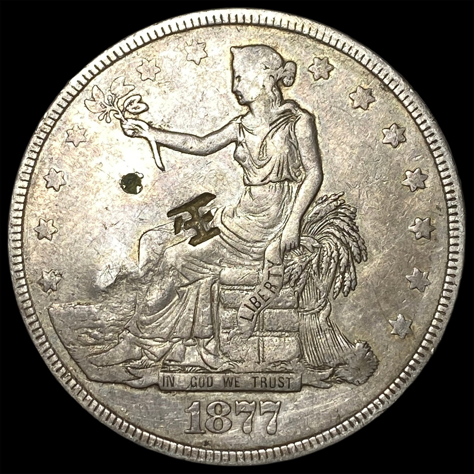 1877-S Silver Trade Dollar CLOSELY UNCIRCULATED (1 of 2)