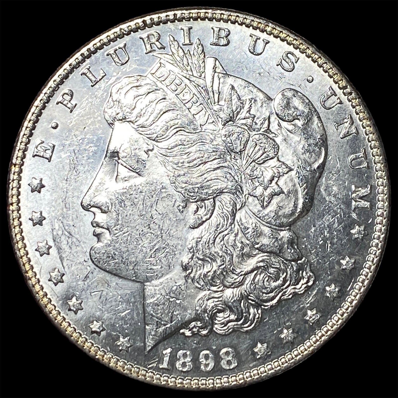 1898 Morgan Silver Dollar CHOICE BU: 1898 Morgan Silver Dollar CHOICE BU