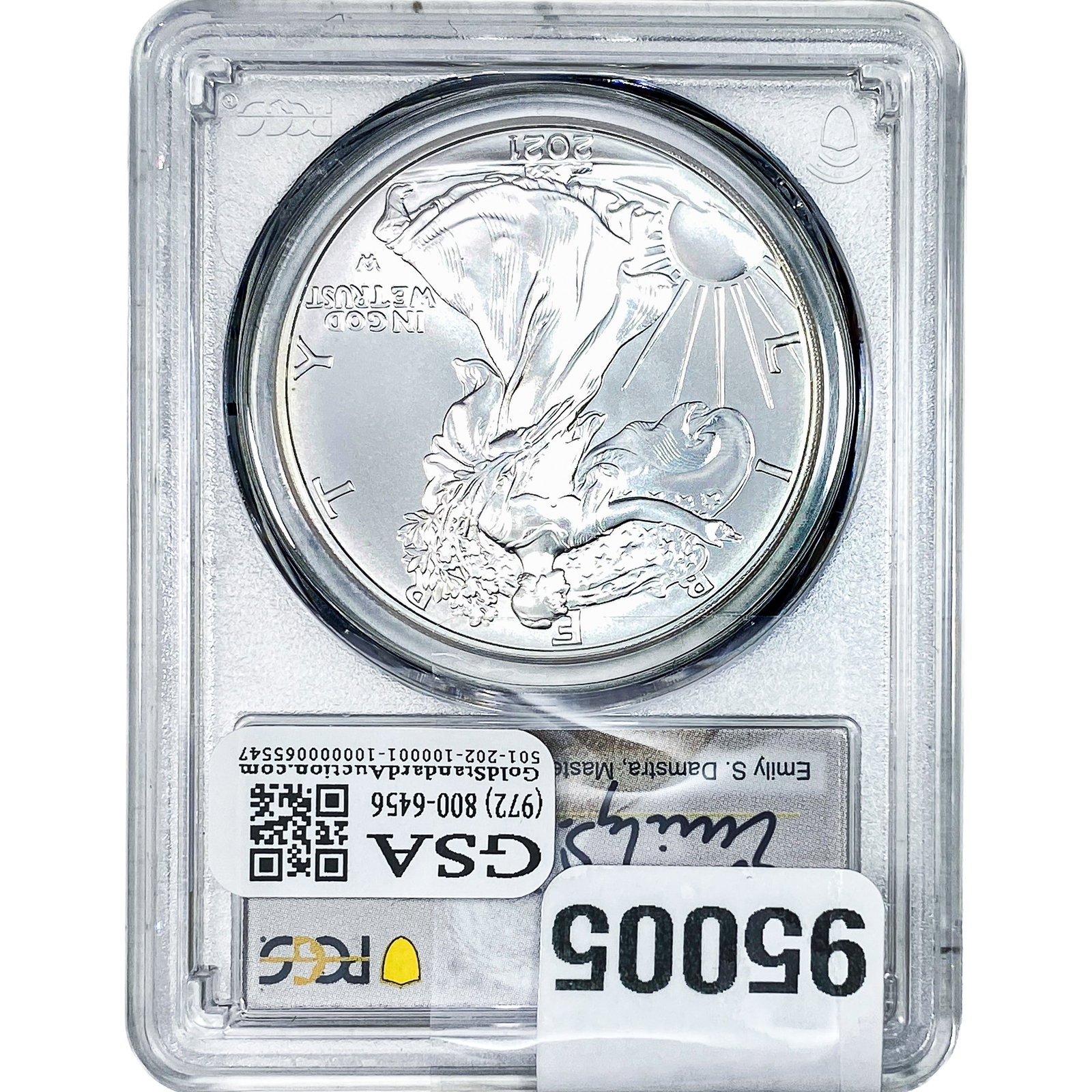 2021 Silver Eagle PCGS MS70 Type 2 - 2