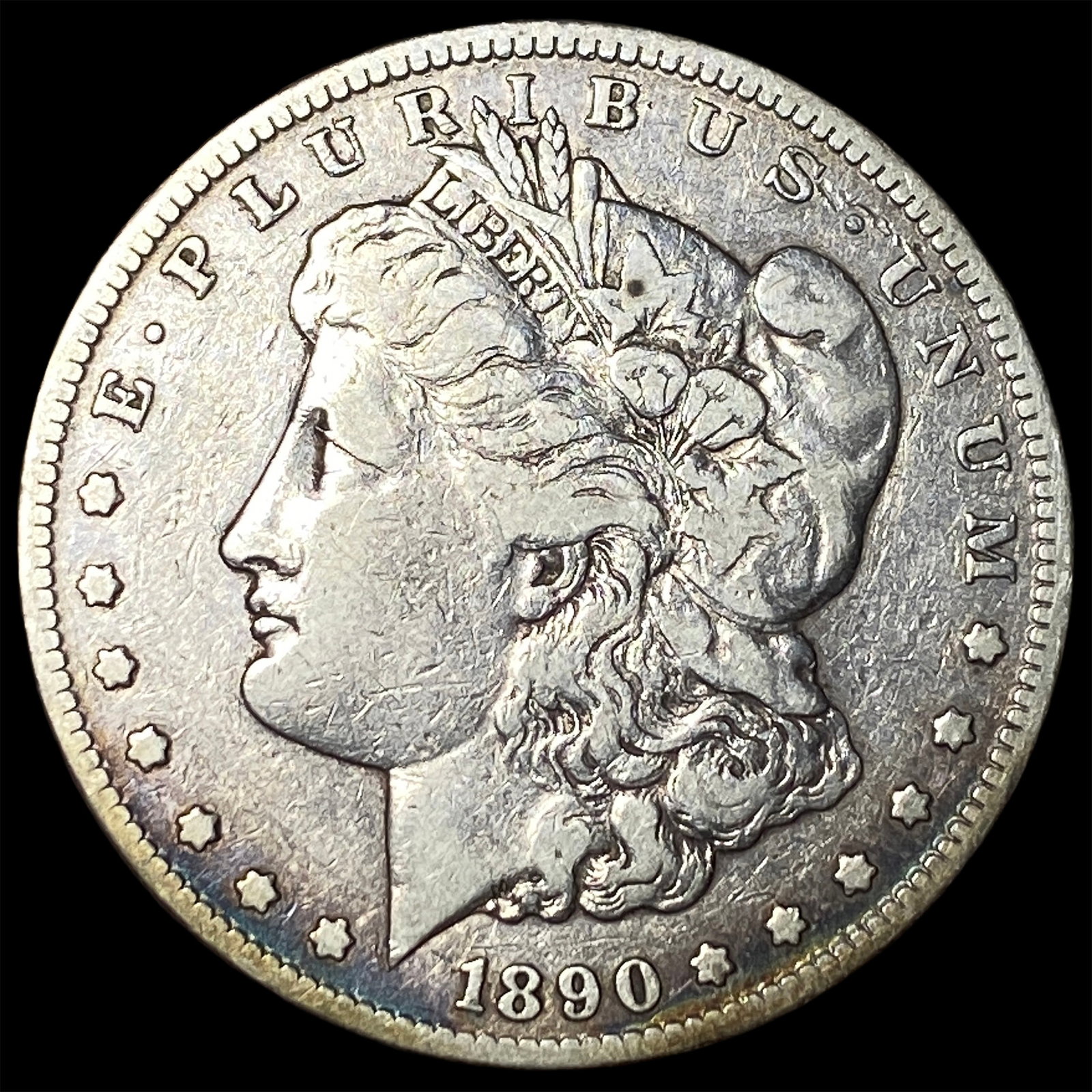 1890-CC Silver Morgan Dollar NEARLY UNCIRCULATED (1 of 2)