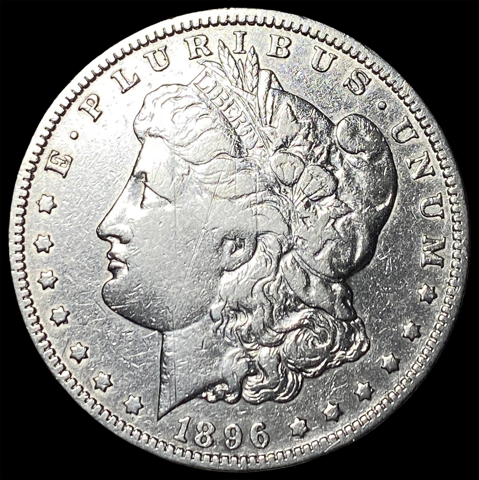 1896-O Silver Morgan Dollar LIGHTLY CIRCULATED: 1896-O Silver Morgan Dollar LIGHTLY CIRCULATED