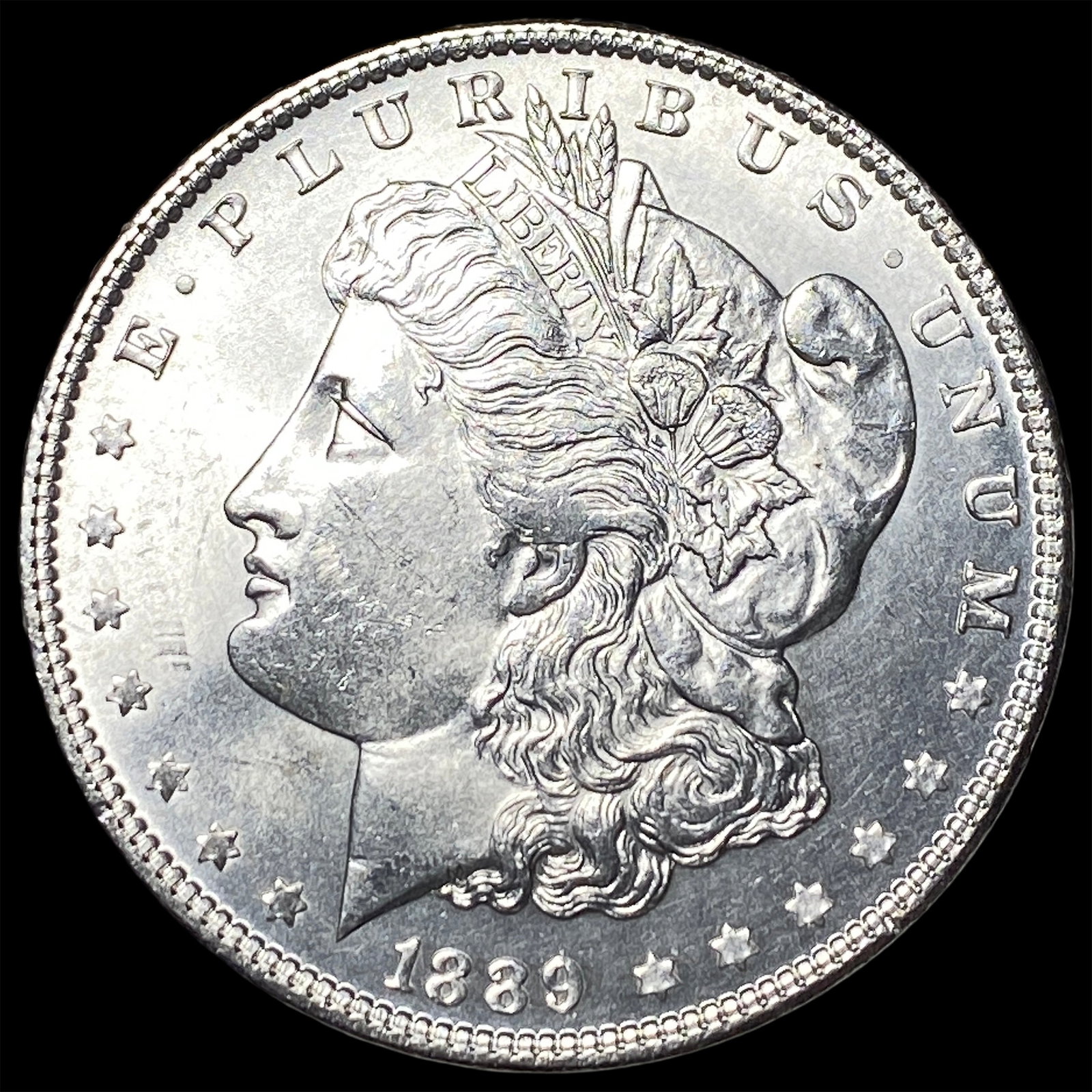 1889 Silver Morgan Dollar CHOICE BU: 1889 Silver Morgan Dollar CHOICE BU