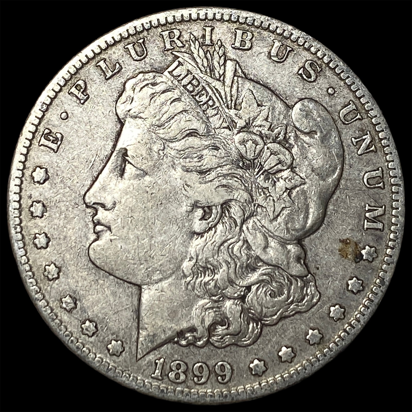 1899-S Silver Morgan Dollar NEARLY UNCIRCULATED: 1899-S Silver Morgan Dollar NEARLY UNCIRCULATED