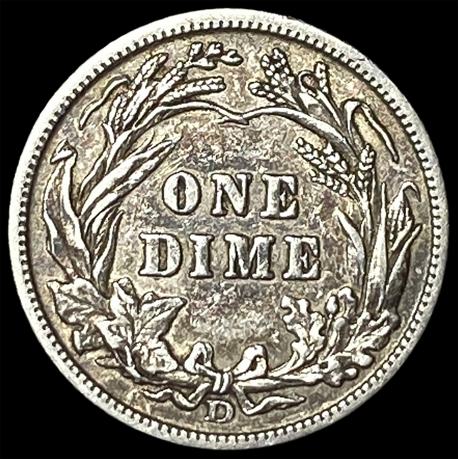1908-D Silver Barber Dime CLOSELY UNCIRCULATED - 2