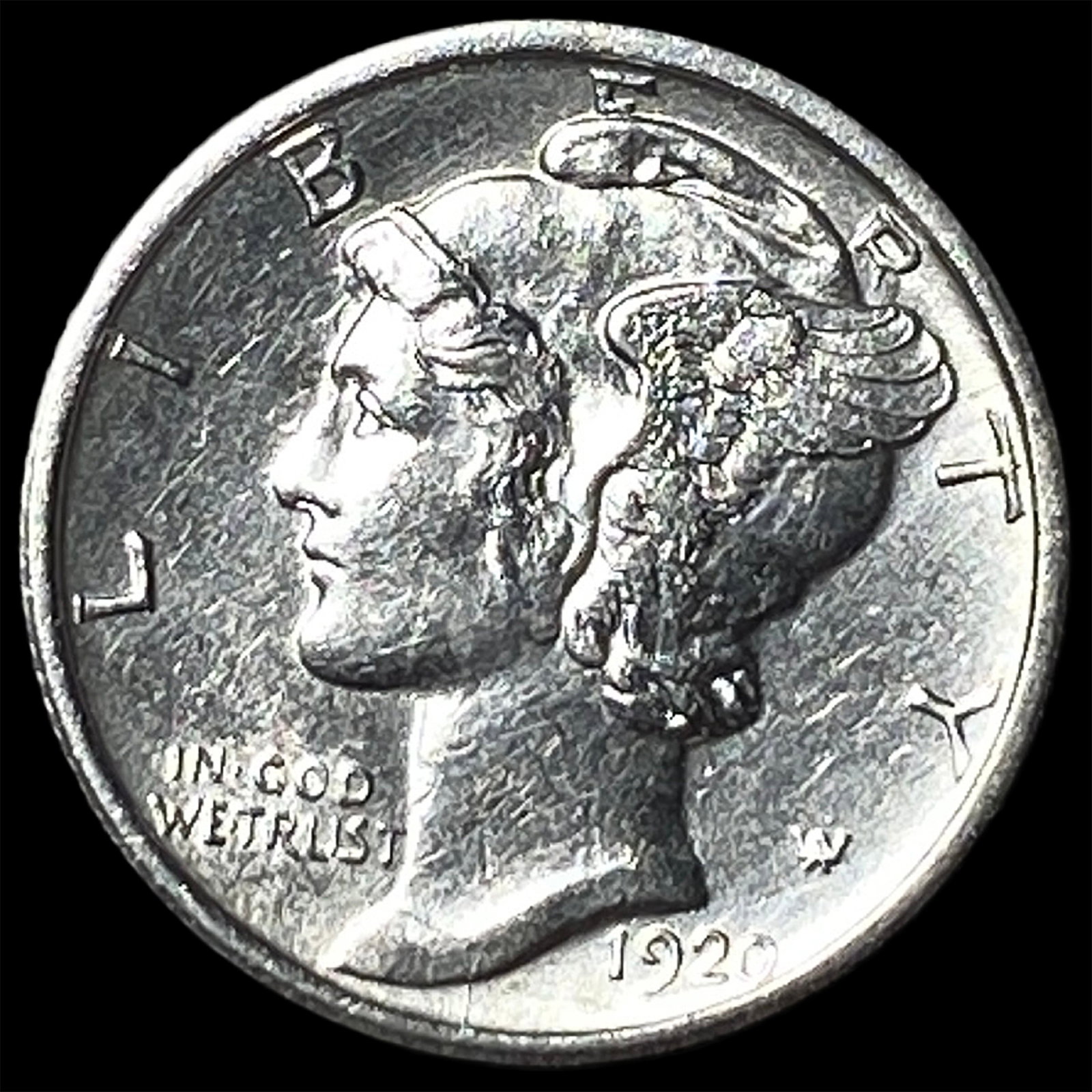 1920 Mercury Dime UNCIRCULATED: 1920 Mercury Dime UNCIRCULATED
