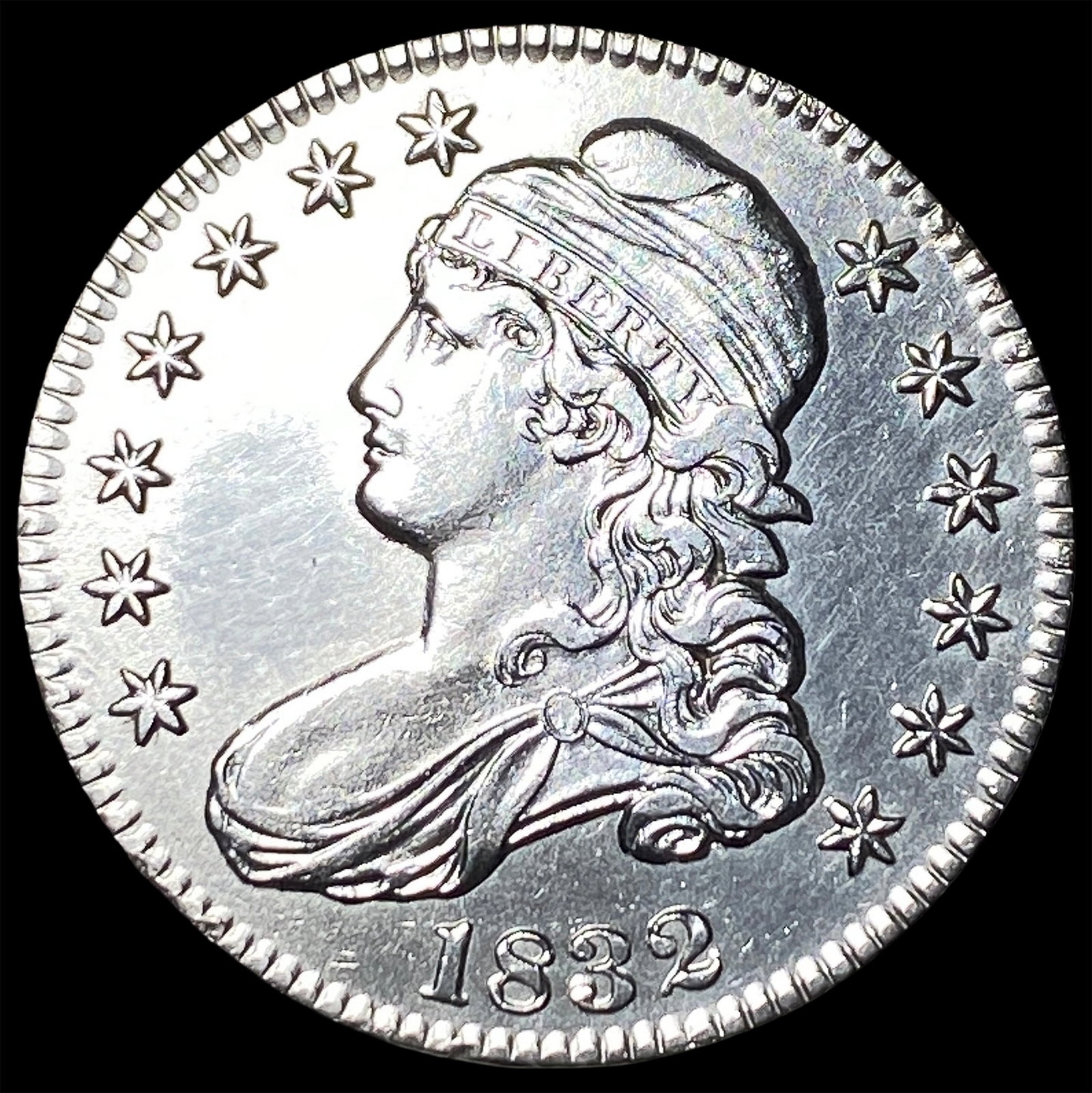 1832 Capped Bust Half Dollar UNCIRCULATED (1 of 2)